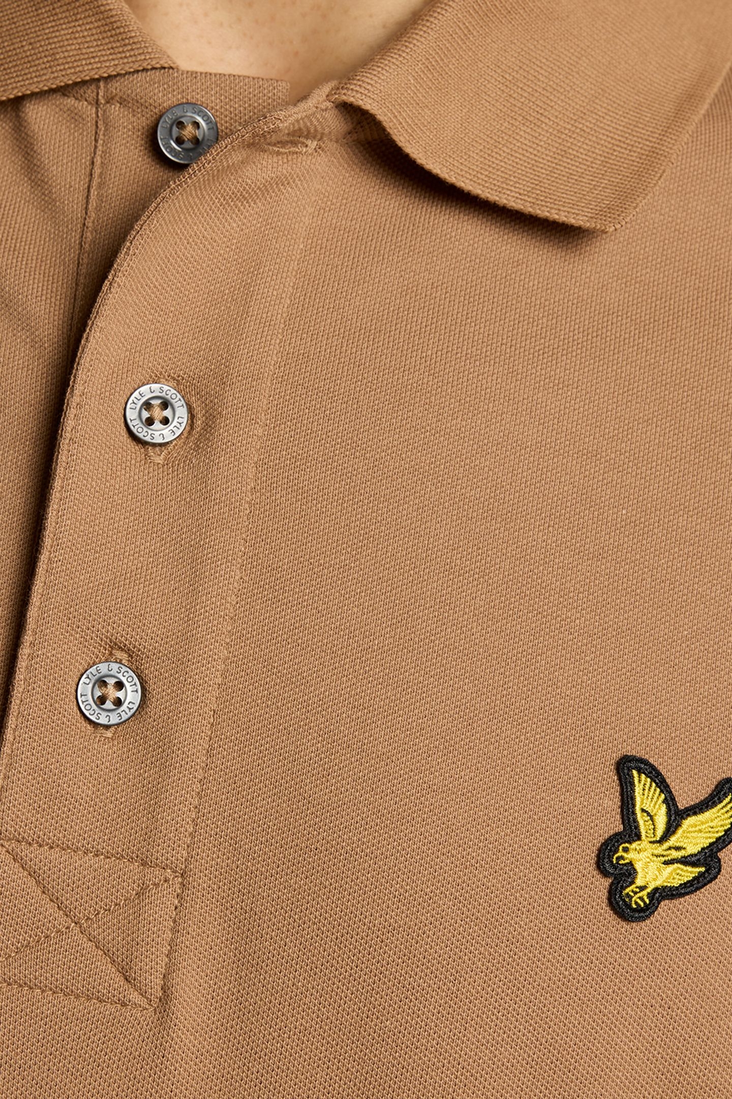 PLAIN POLO SHIRT TIGERS EYE 6