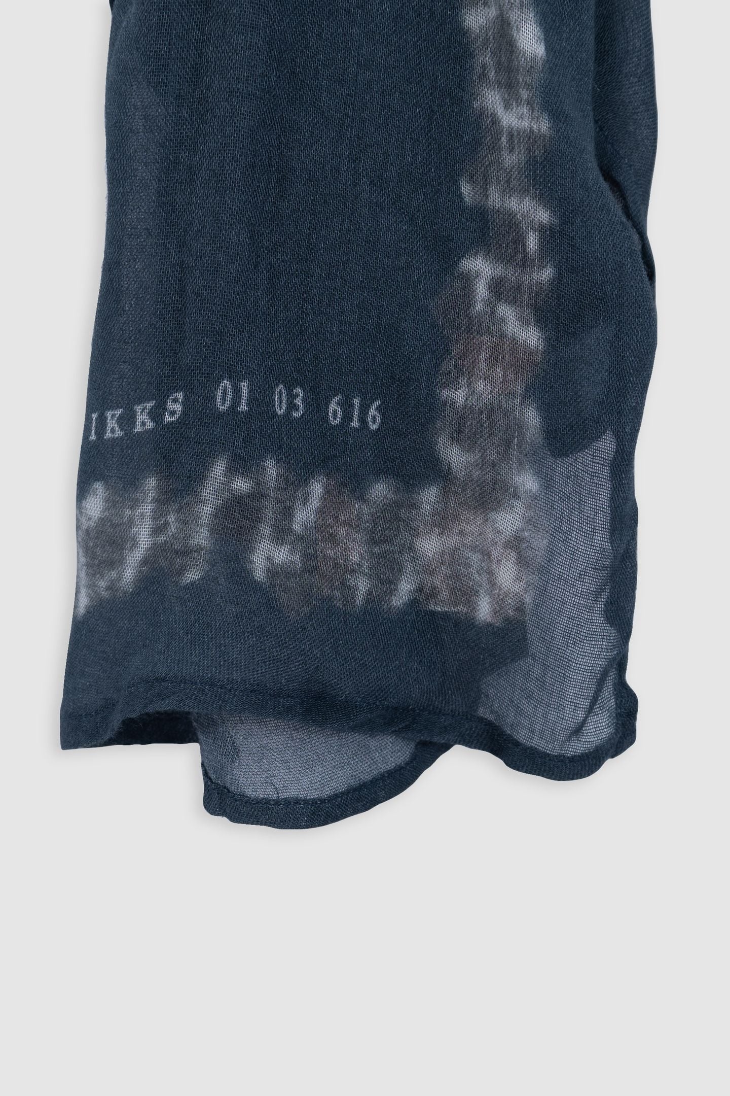 STORM SCARF WITH SKULL-MESH MOTIF 1