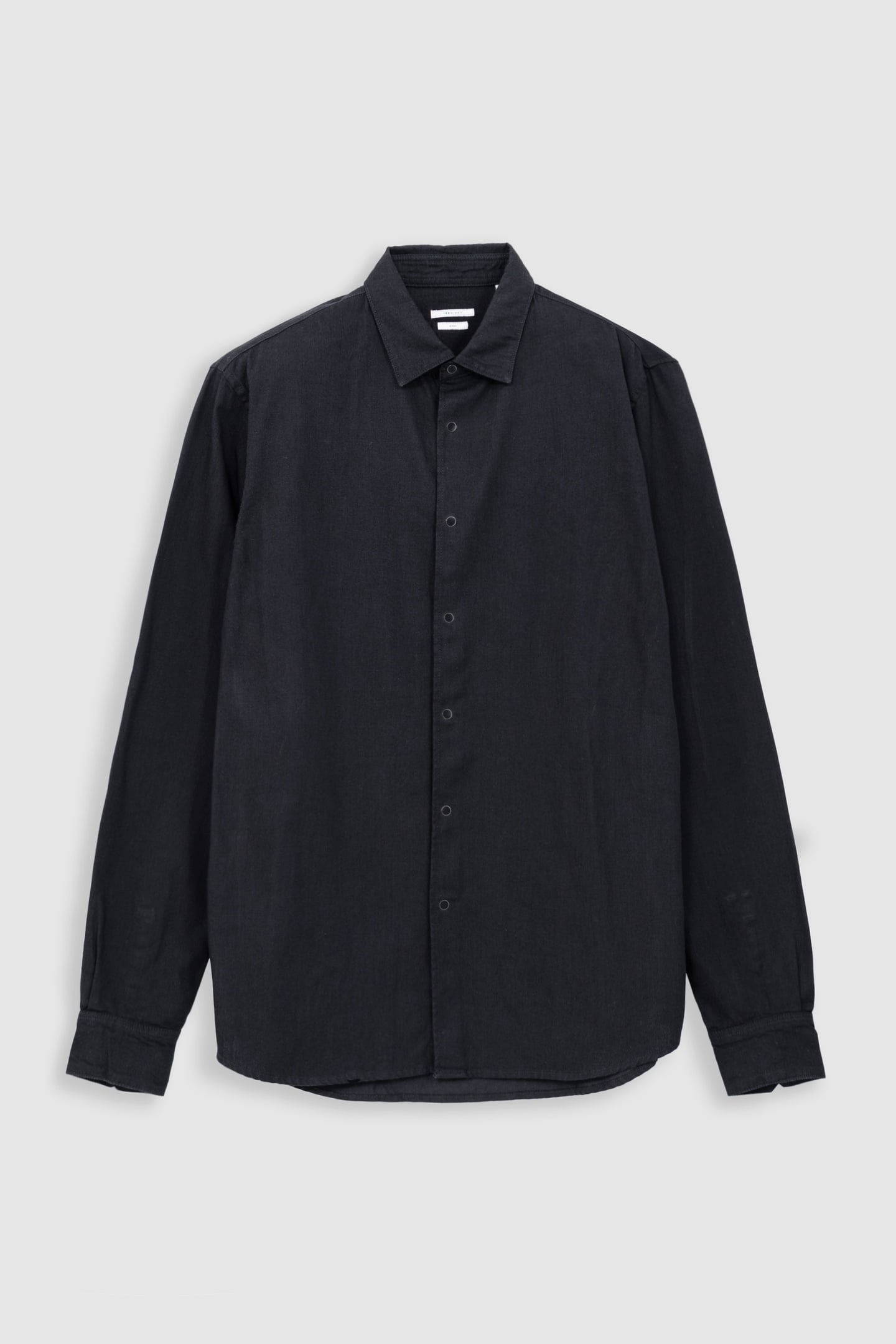 UPCYCLED BLACK DENIM WATERLESS REGULAR SHIRT 4