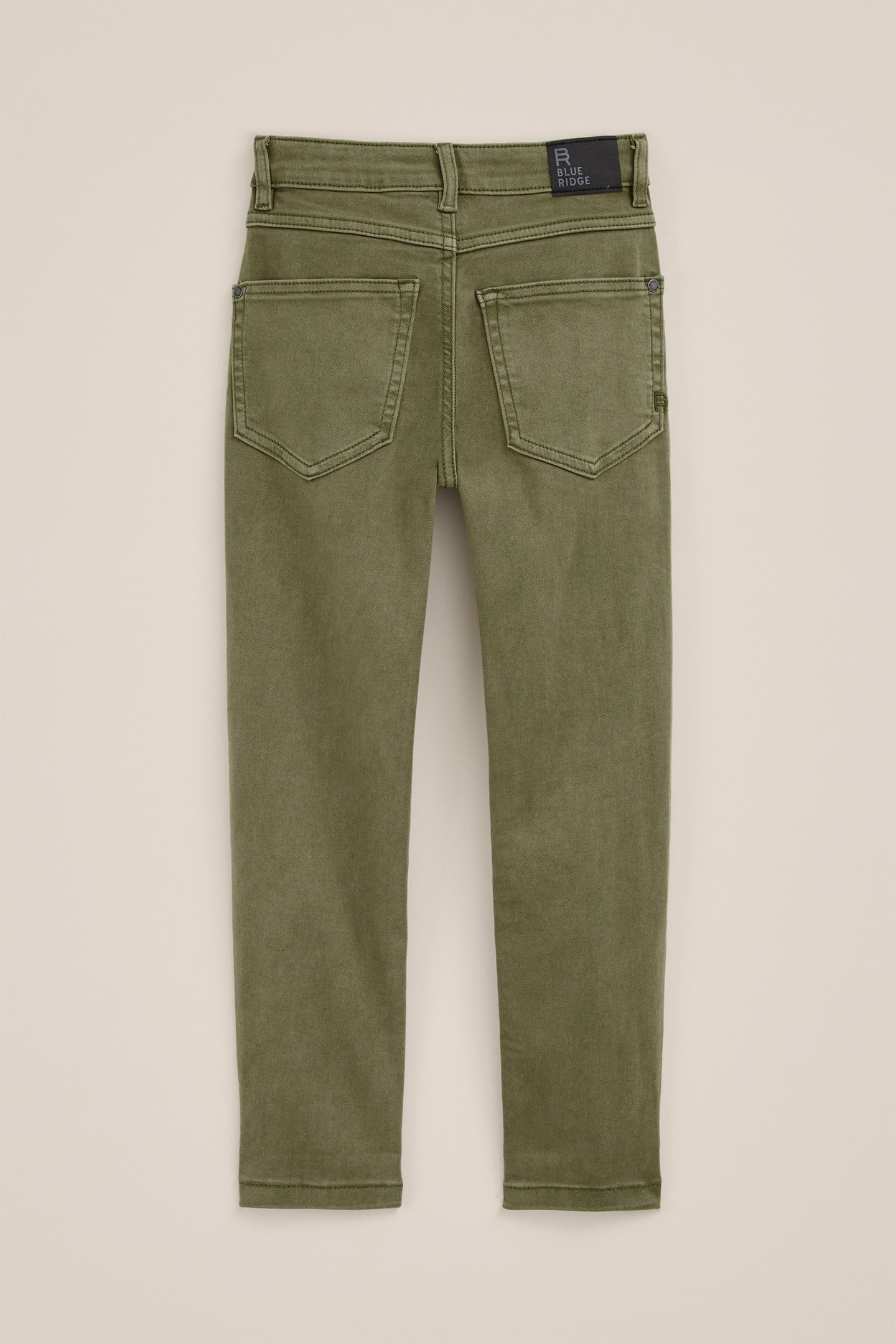 5-POCKET MID WAIST ARMY GREEN 4
