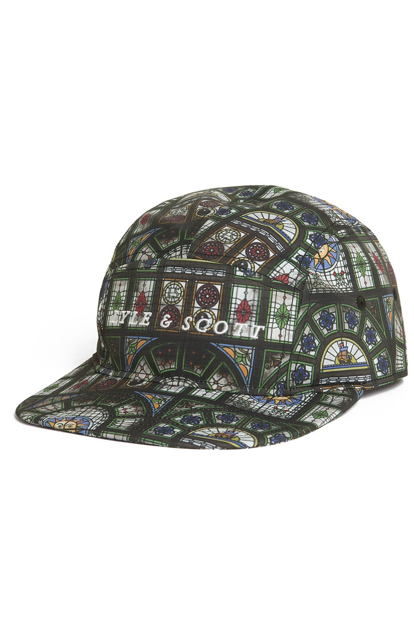 STAINED GLASS PRINT CAP SG MULTI 1