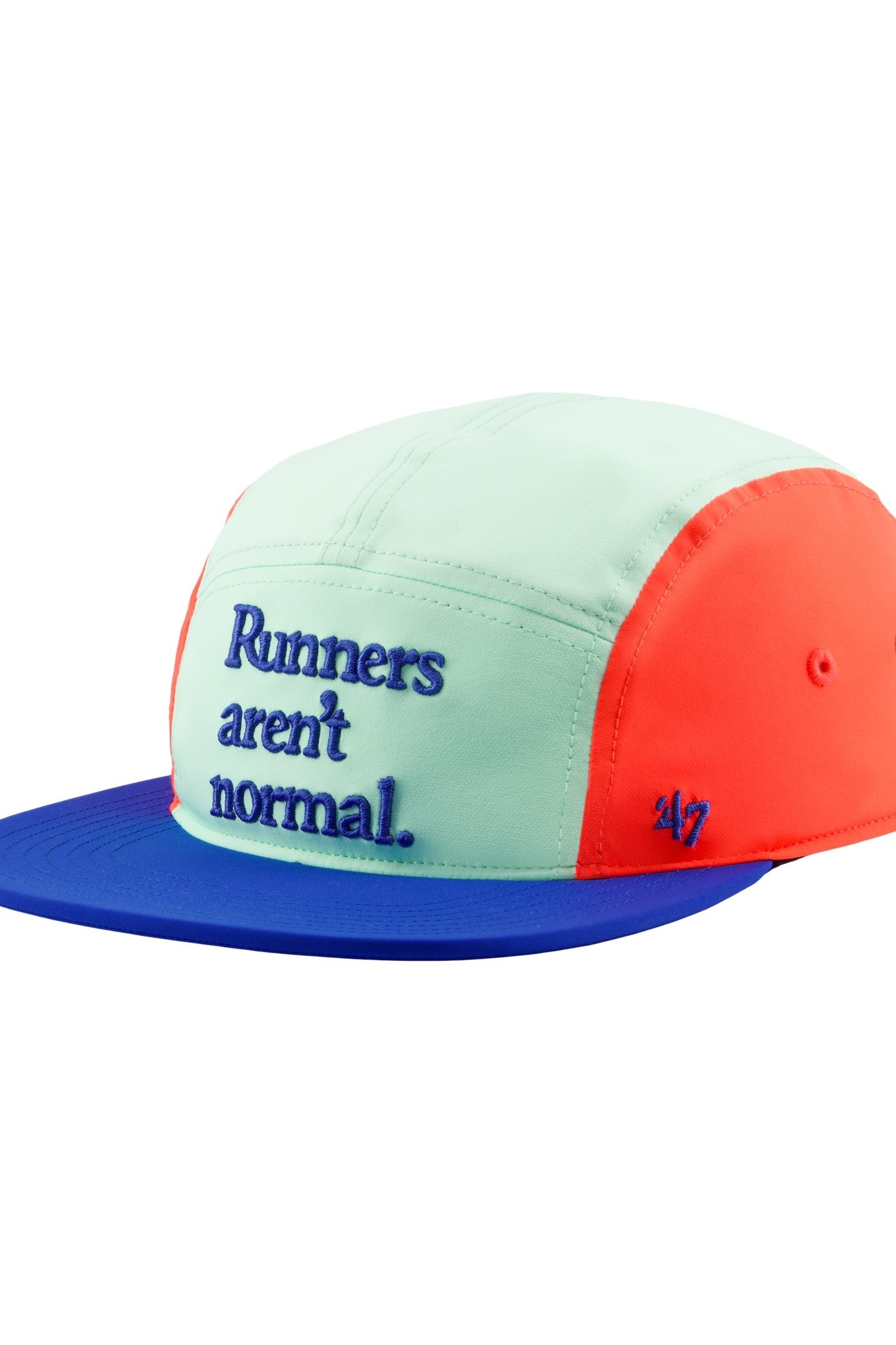 UNISEX '47 5 PANEL RUN HAT LIGHT BLUE GREEN ORANGE 1