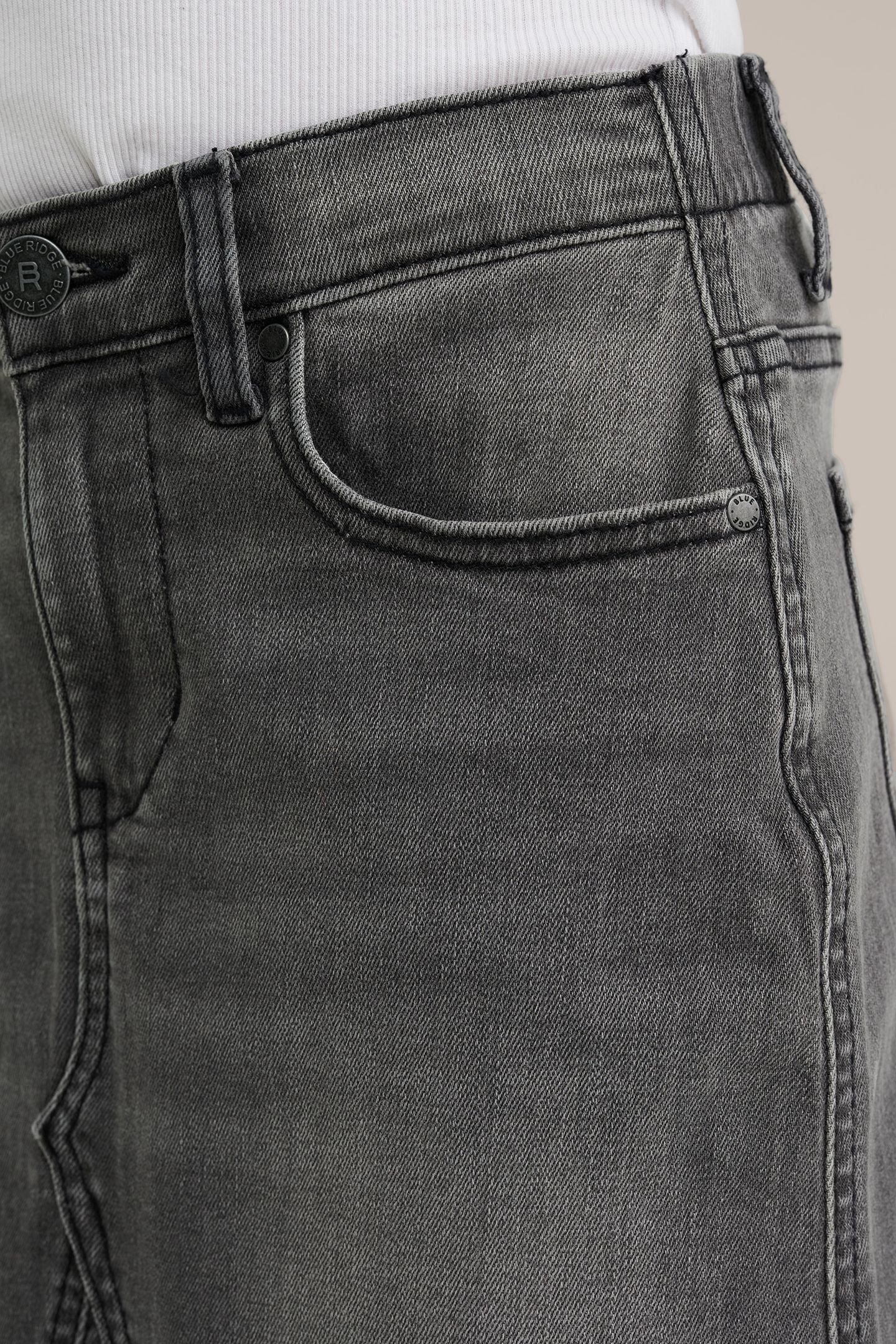 SKIRT MEDIUM LENGTH BLENDED DARK GREY 8