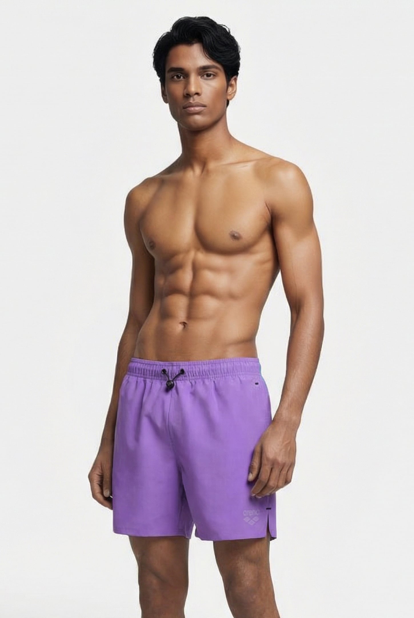 MEN'S ARENA EVO BEACH SHORT SOLID DARK LAVANDA 1