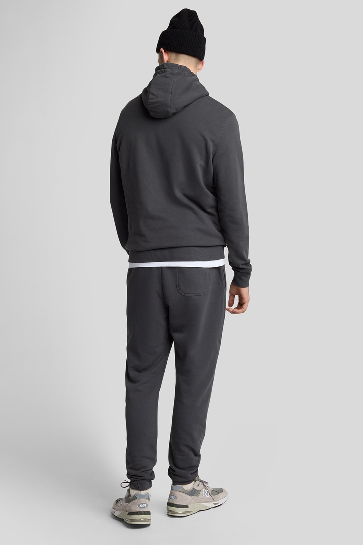 SLIM SWEAT PANT GUNMETAL 2