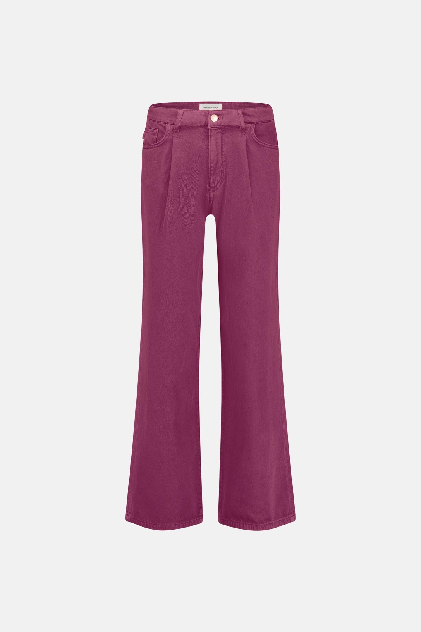 LUCY WIDE LEG JEANS RAZZY PINK 1