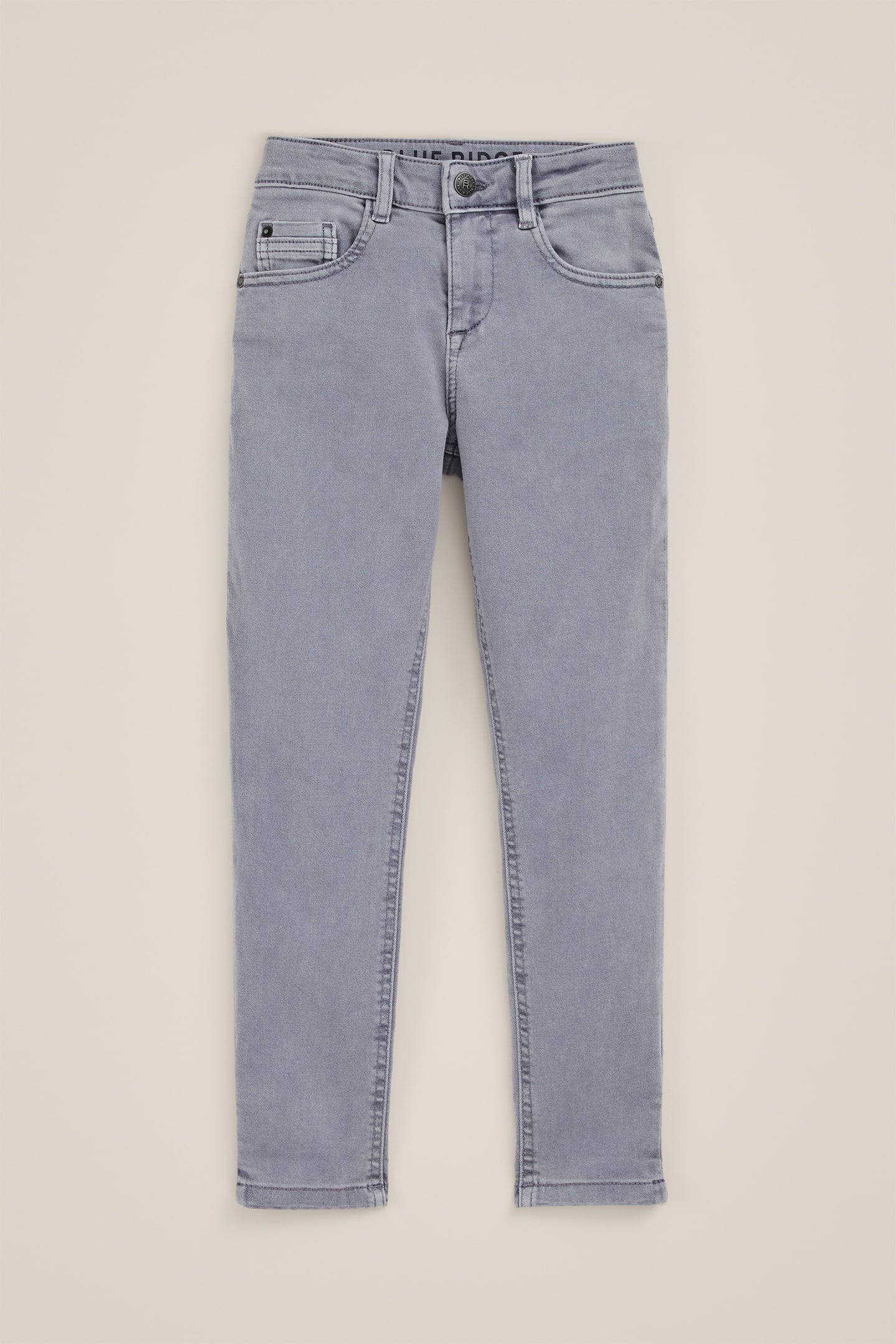 5-POCKET MID WAIST GREYISH BLUE 3