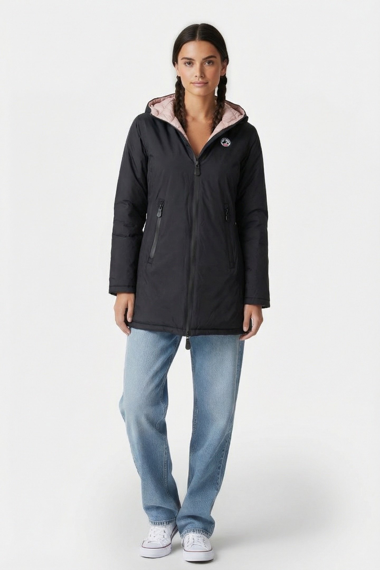 MOSCOU JACKET BLACK / ROSE PALE 2