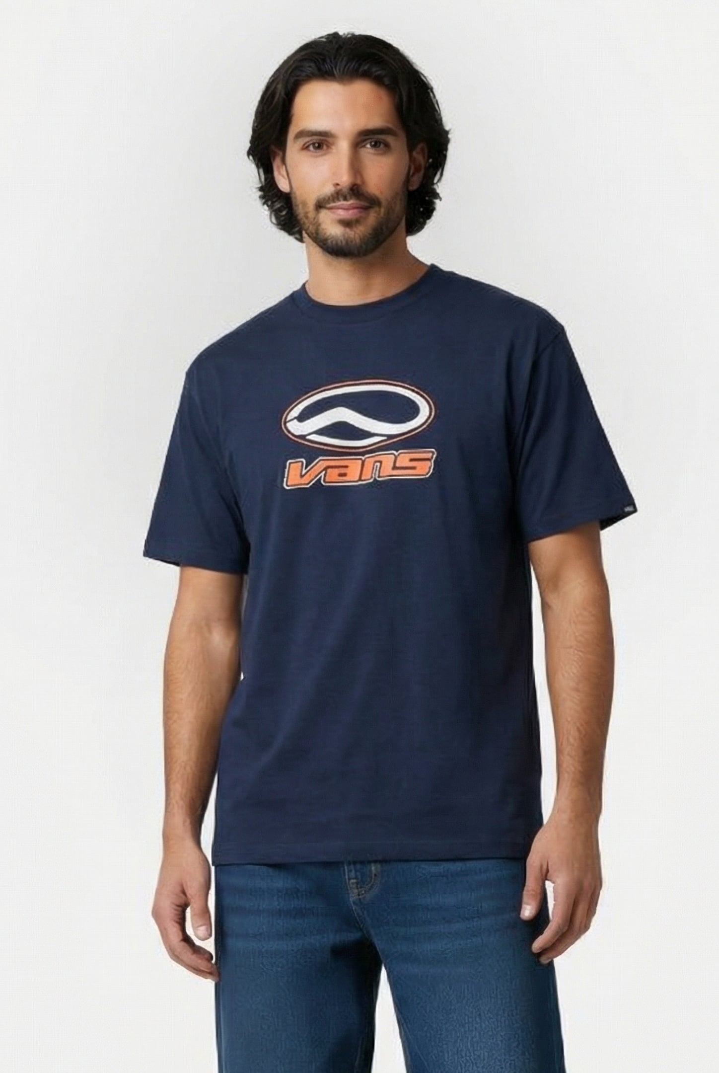 OFF THE WALL II LOOSE SKATE CLASSICS SS DRESS BLUES 1