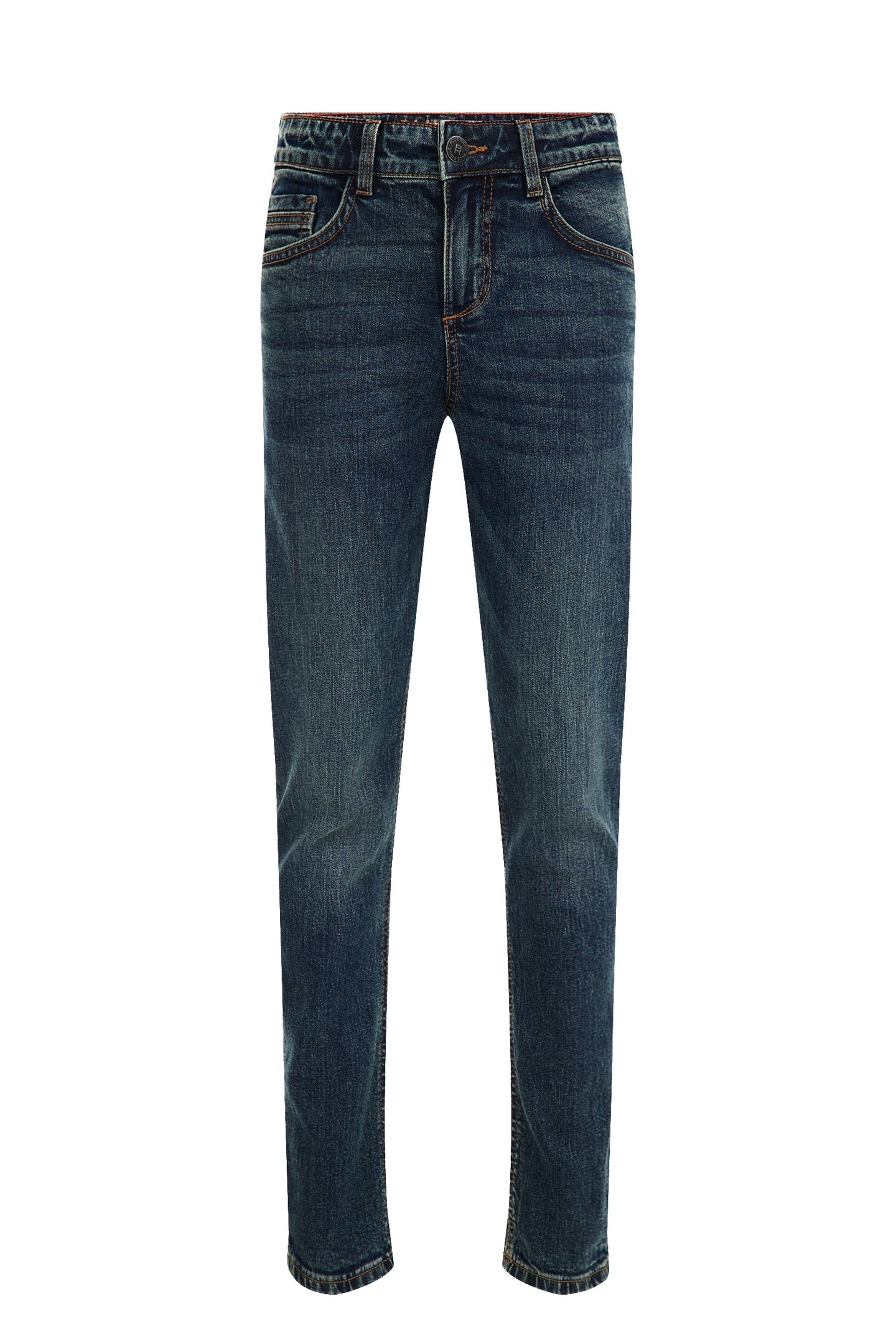 5-POCKET MID WAIST GREEN BLUE 3