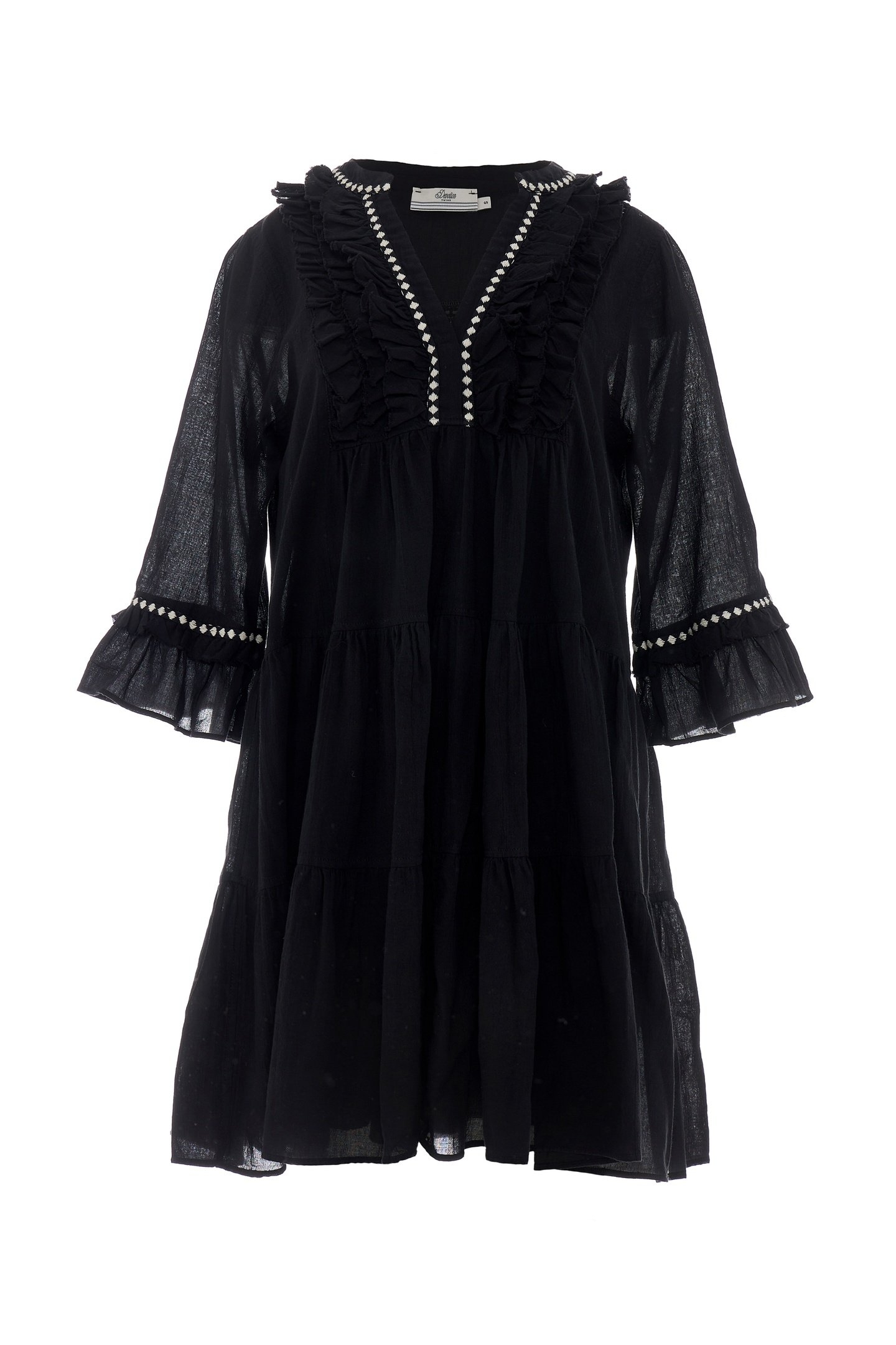 EFISTO SHORT DRESS GAZE BLACK 2