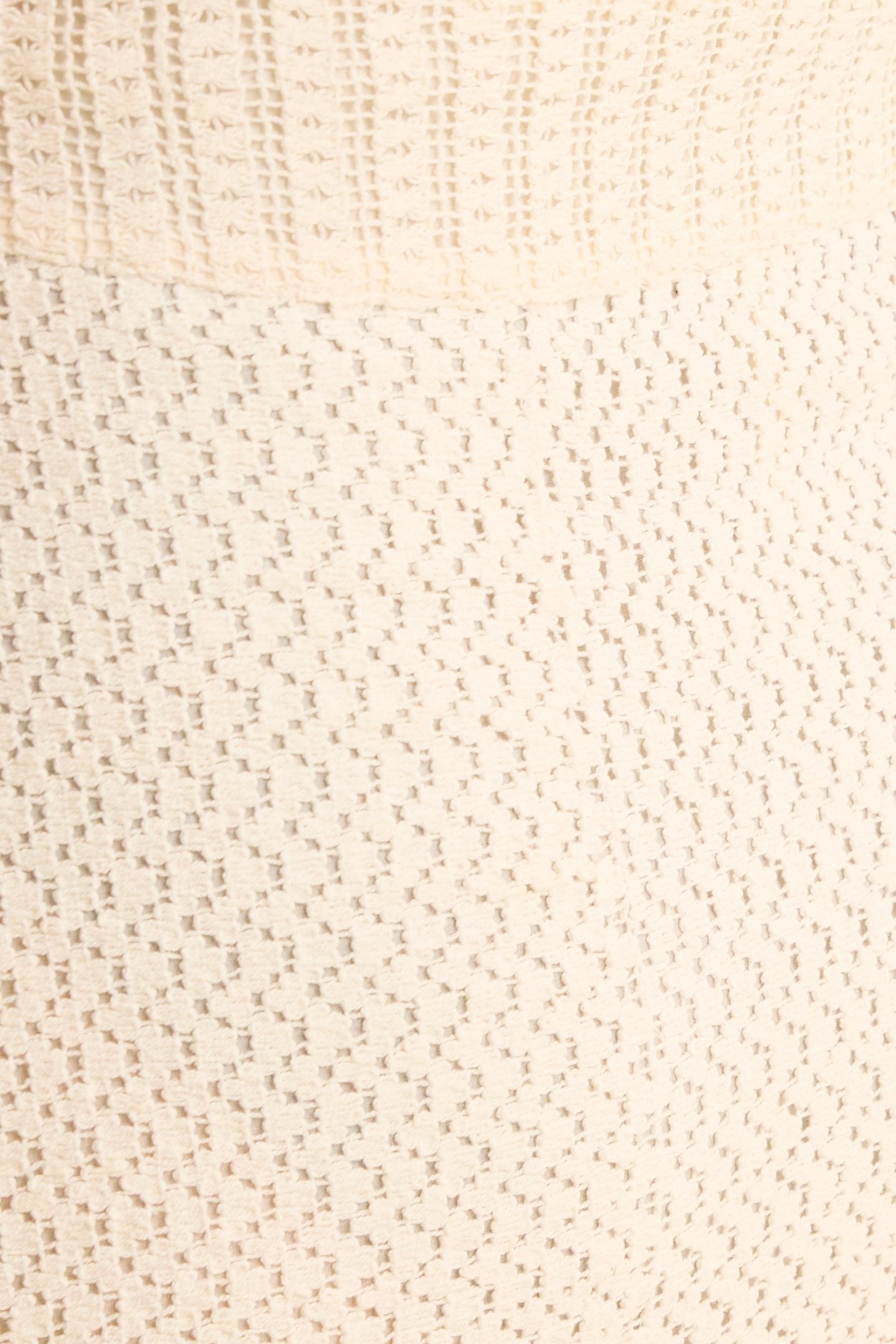 SHORT ECRU LACE SKIRT ECRU 8