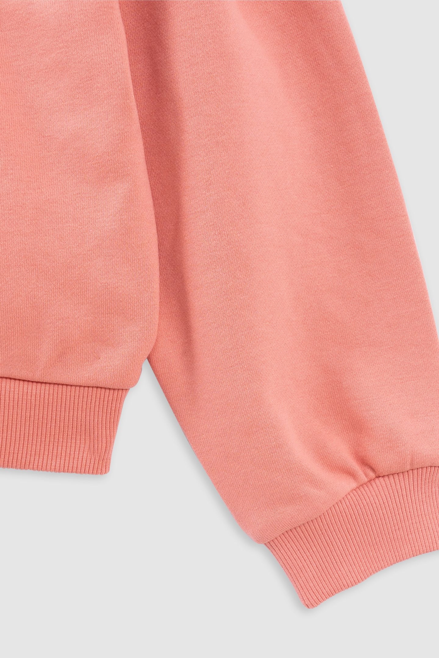 PINK SWEATSHIRT WITH EMBROIDERY AND EYELETS 6