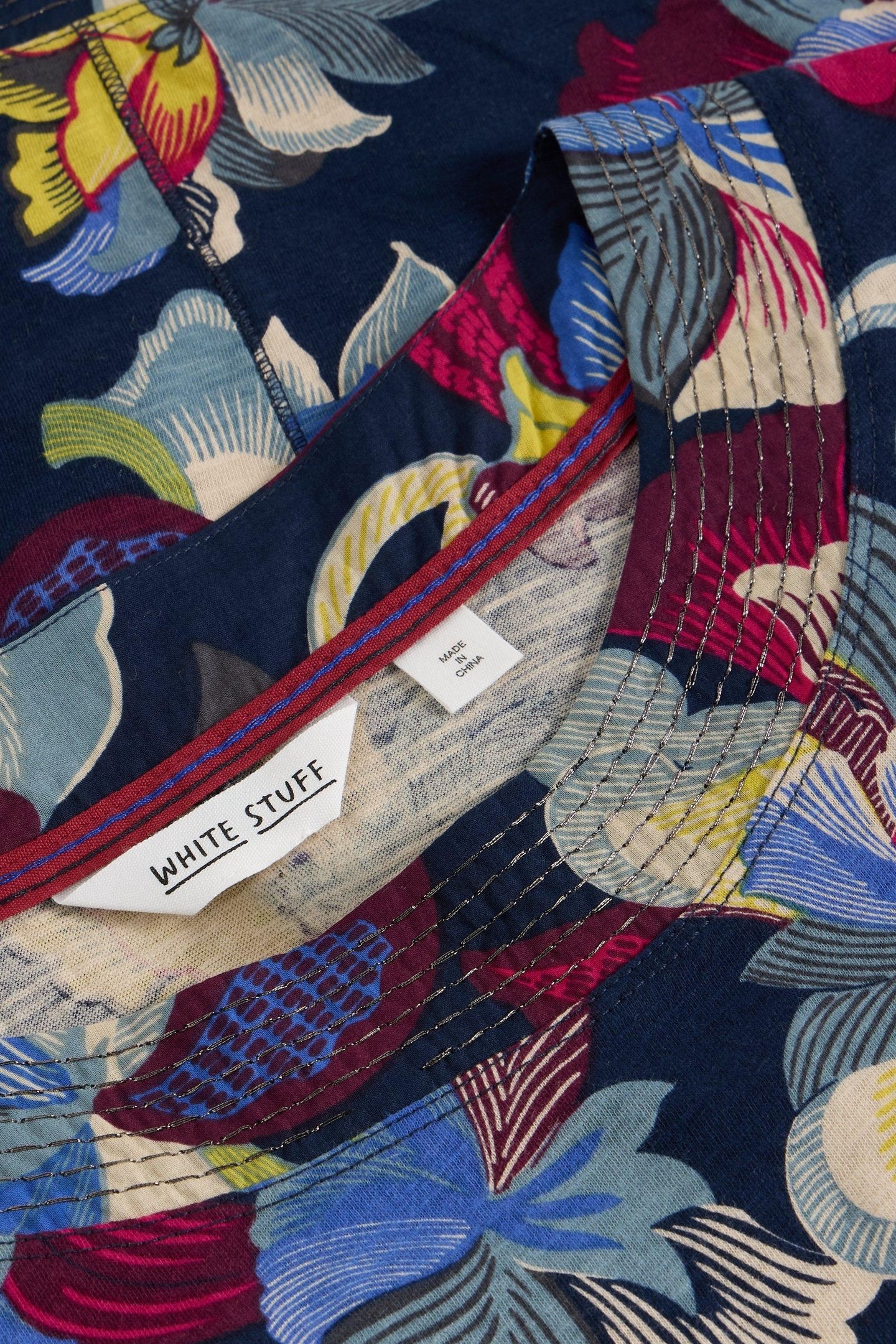 WEAVER LS TEE NAVY PRINT 5