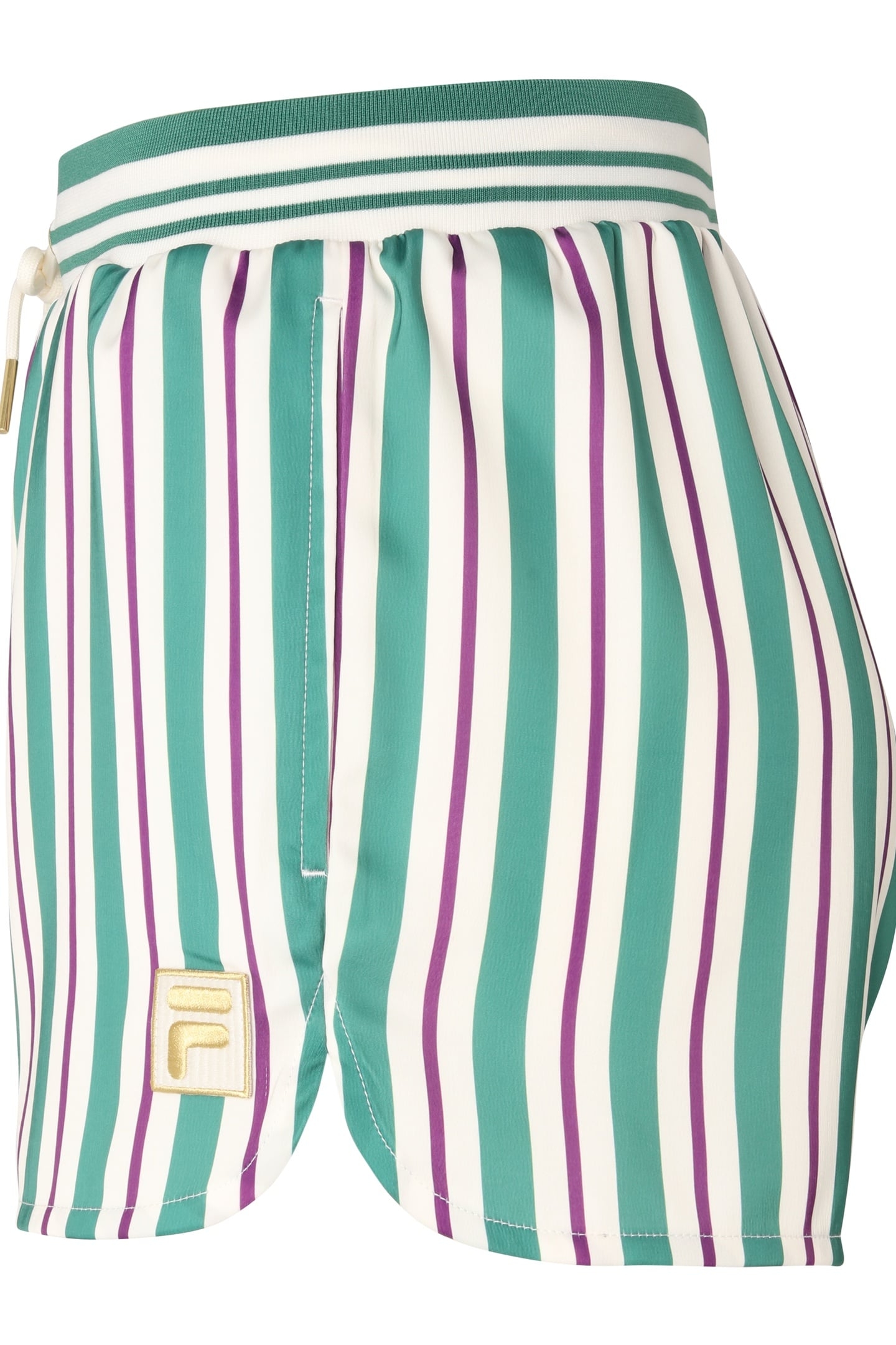 LASSANCE STRIPED SATIN SHORTS ANTIQUE WHITE/TWO COLOR STRIPE 3