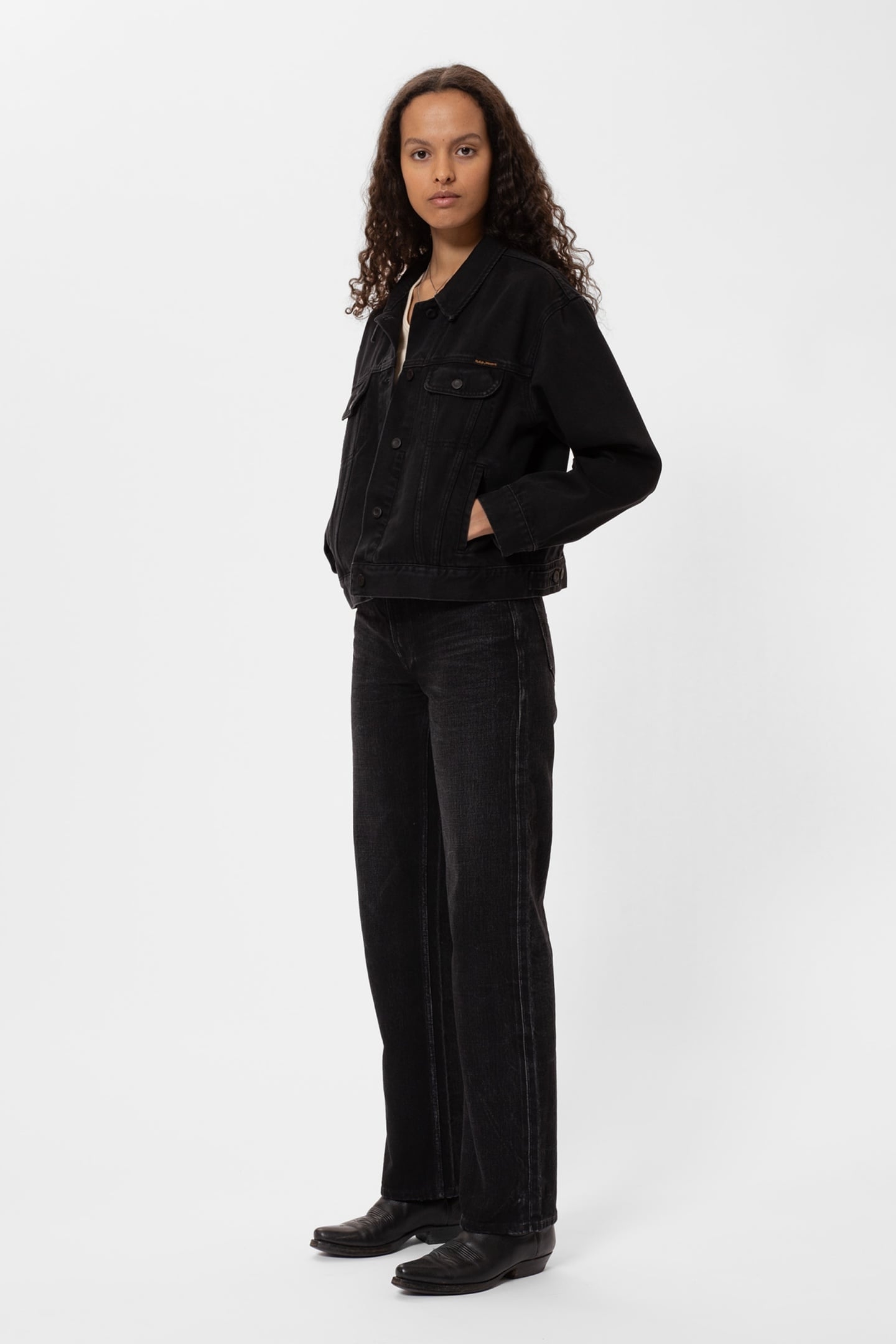 BERIT DENIM JACKET ASPHALT BLACK 2