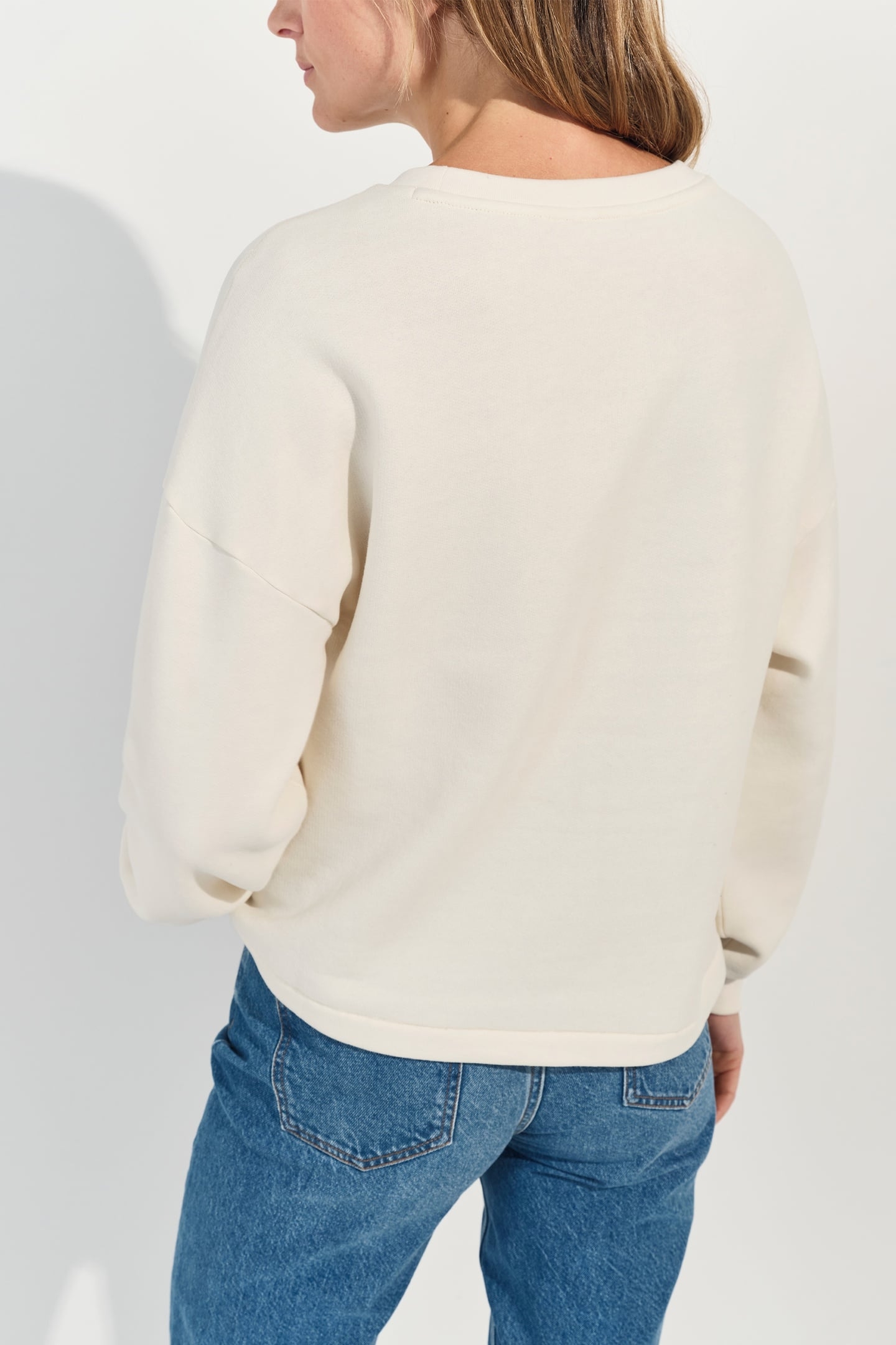 MIDI - WHITE METALLIC MESSAGE SWEATSHIRT 4