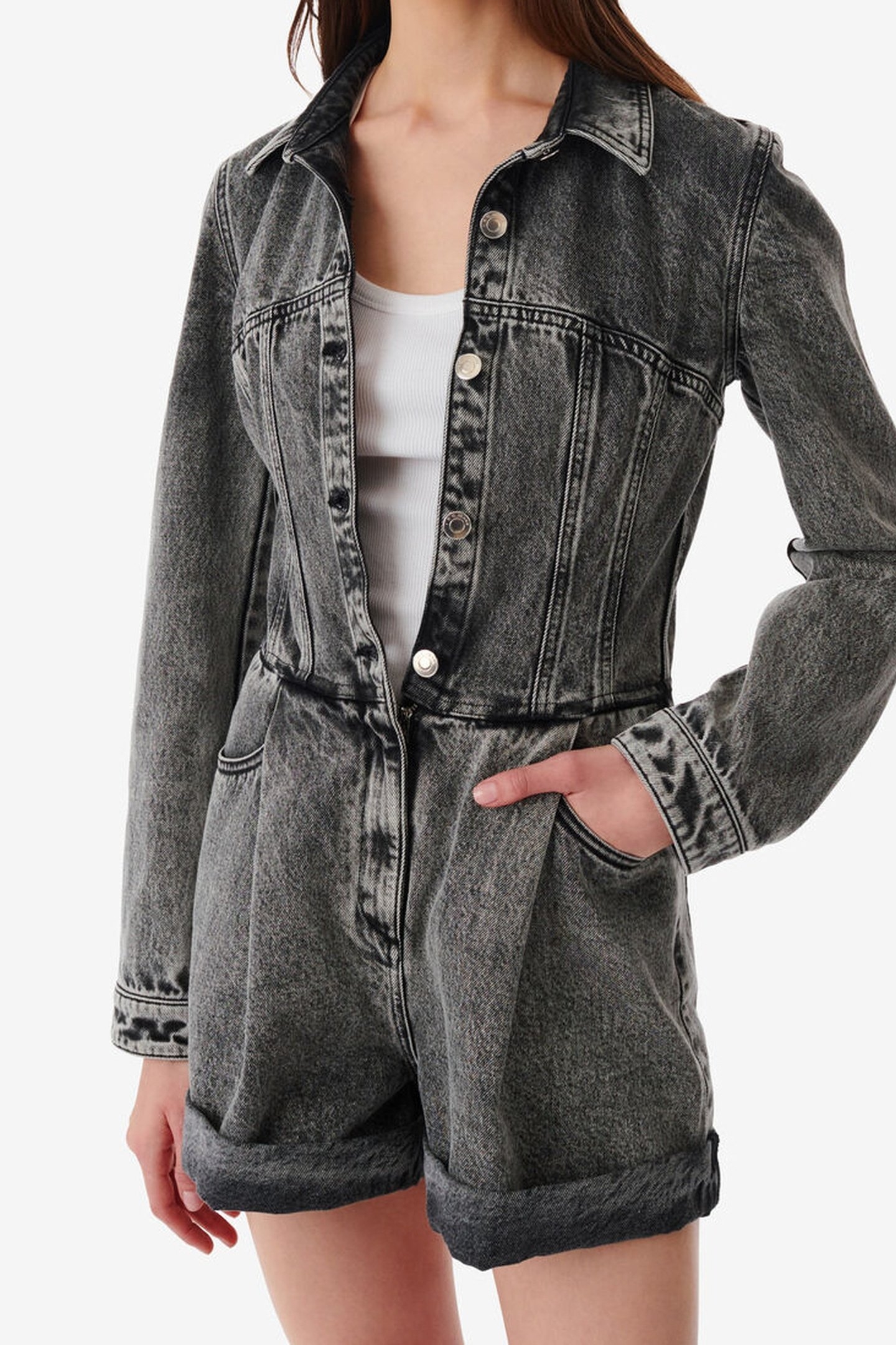 TILLI PLAYSUIT SNOW BLACK 1