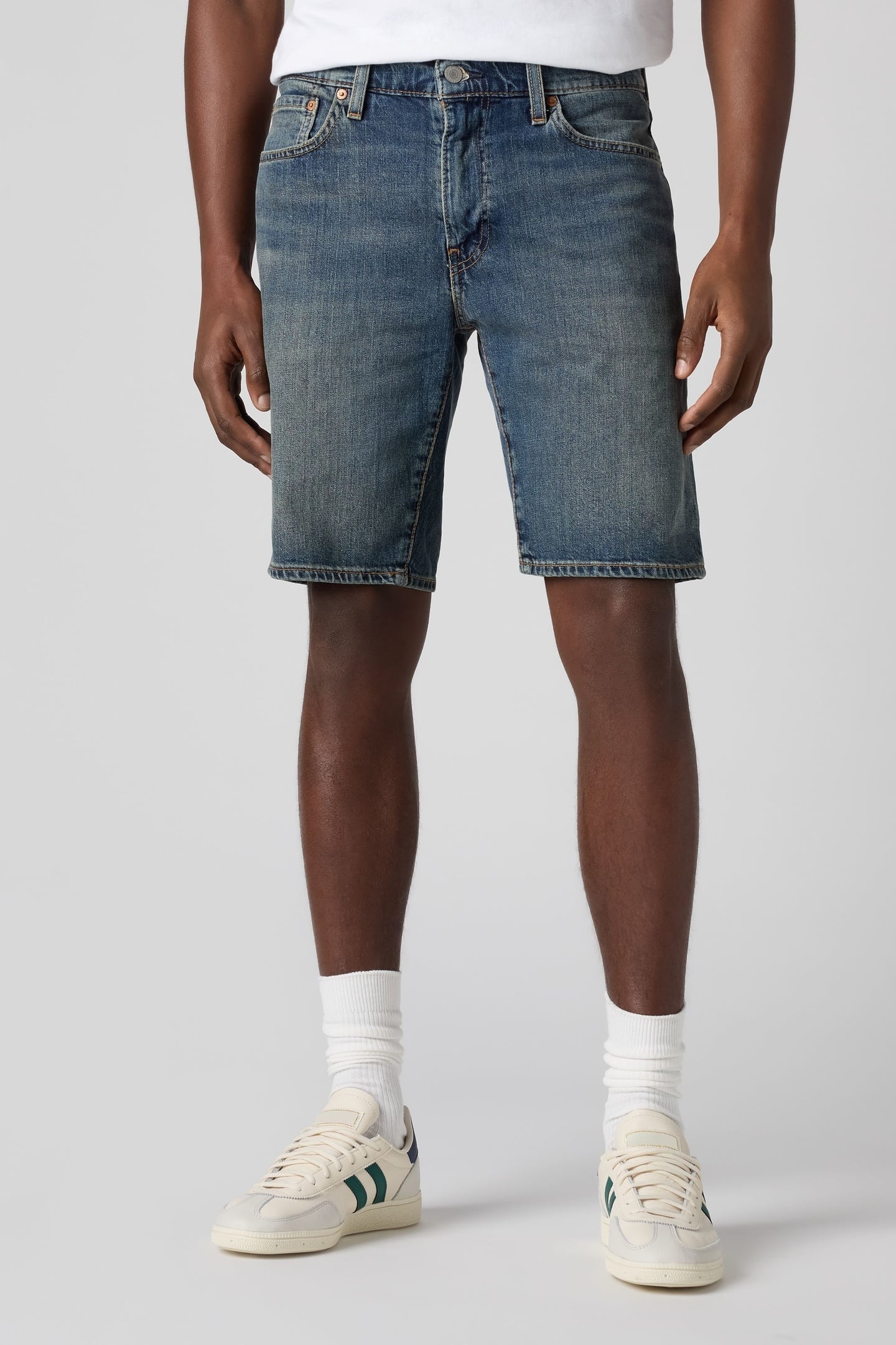405 STANDARD SHORTS DARK INDIGO WORN IN 1