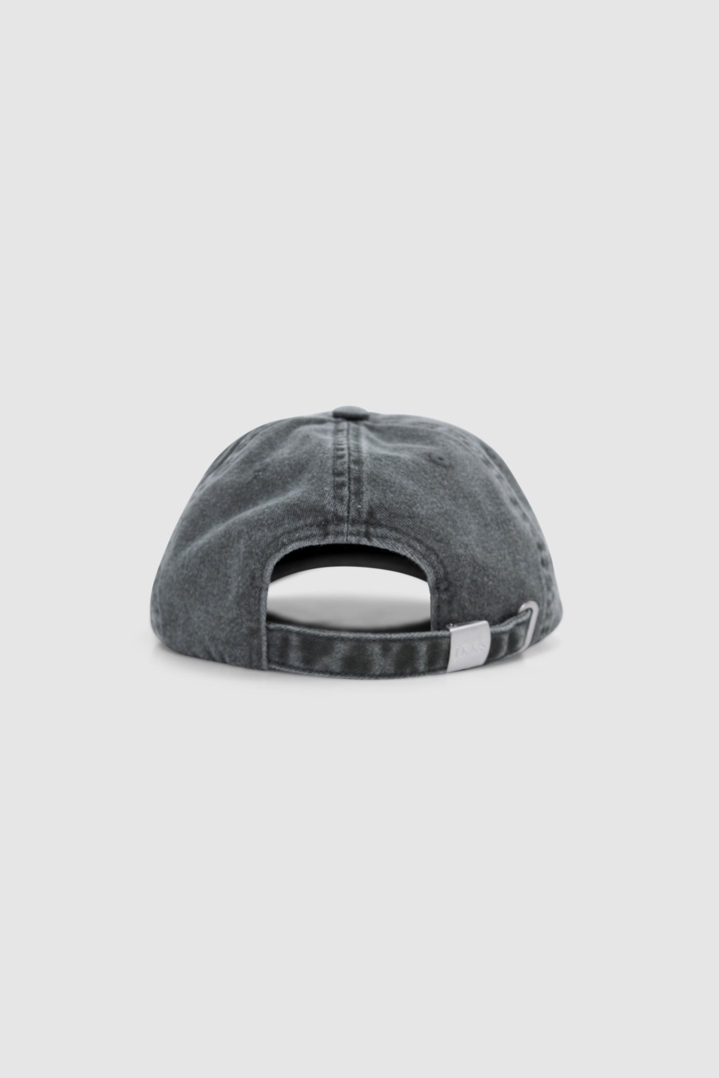 GREY BLUE DENIM CAP WITH EMBROIDERED LOGO 3