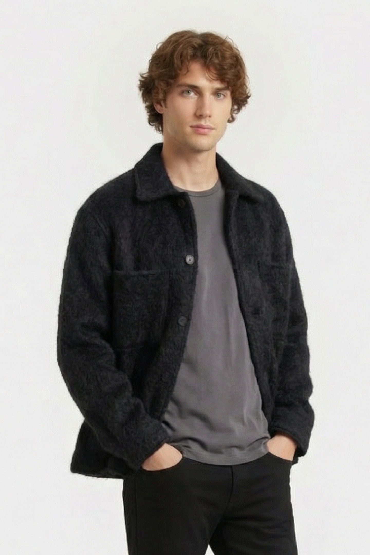 JOSESPE OVERSHIRT BLACK 1