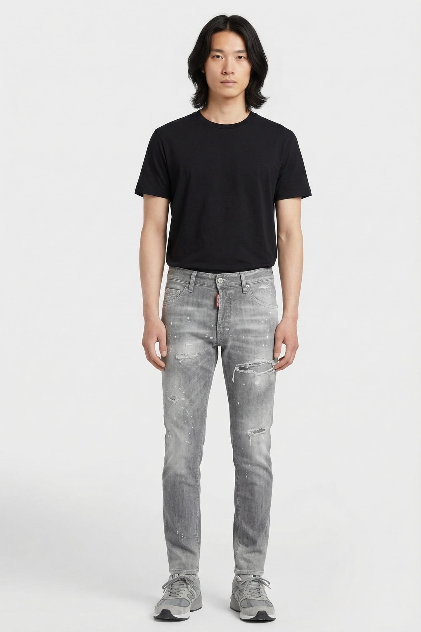 JEANS 5 POCKETS GREY 1