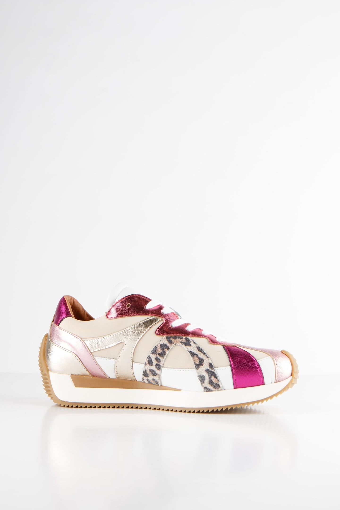 DODSON LEOPARD SNEAKER PINK / CHAMPAGNE 2