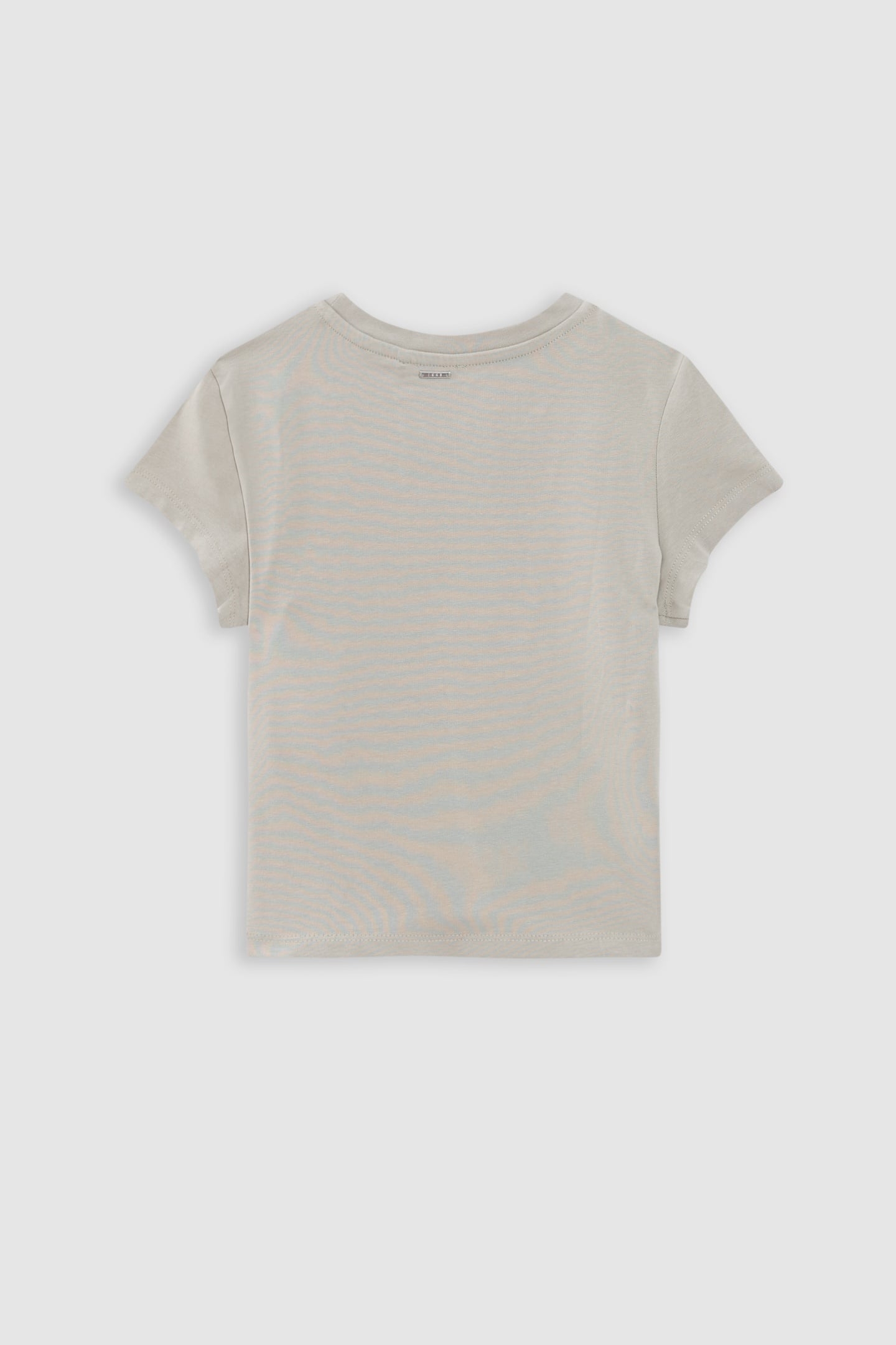 GREEN MESSAGE AND PALM CROPPED T-SHIRT 2