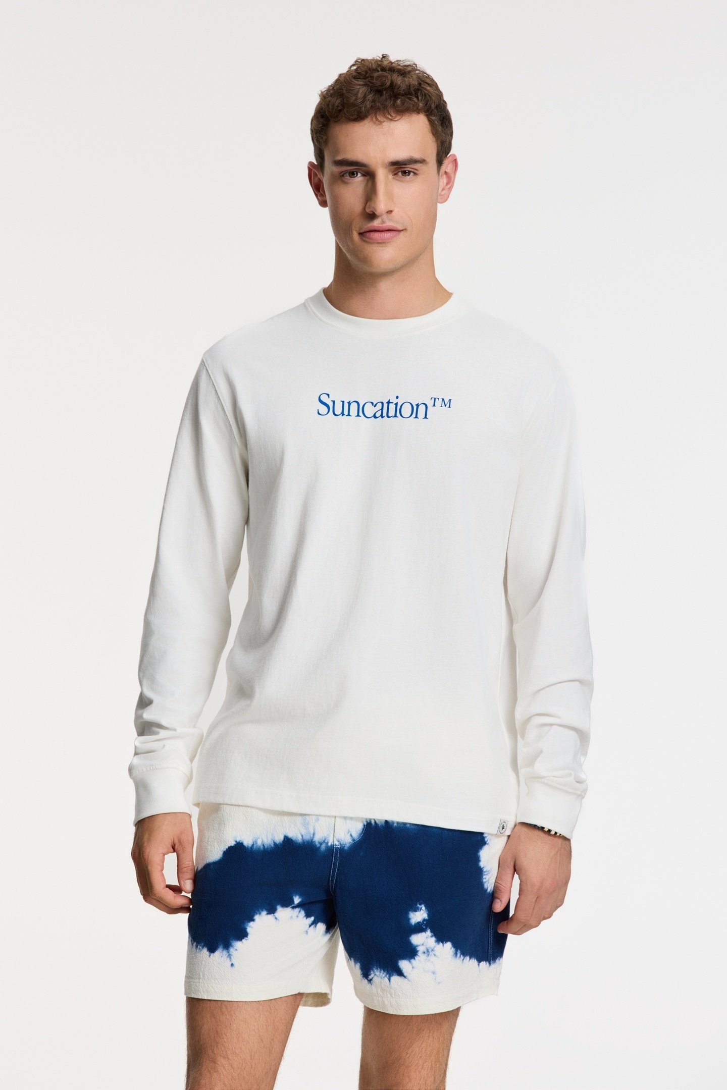 NOAH RELAXED LONGSLEEVE SUNCATION WHITE 2