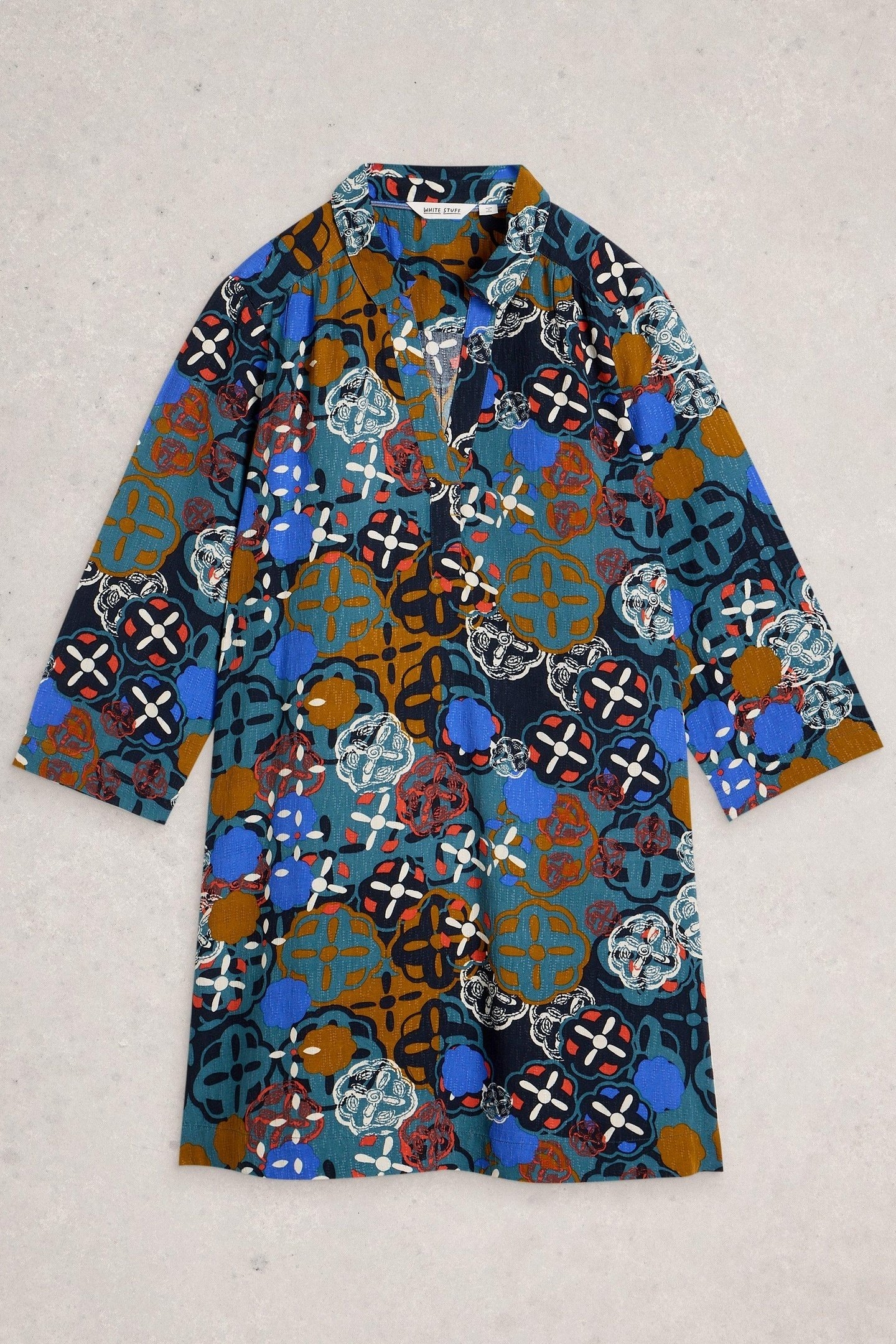 BLAKE TUNIC CHARTREUSE MULTI 3