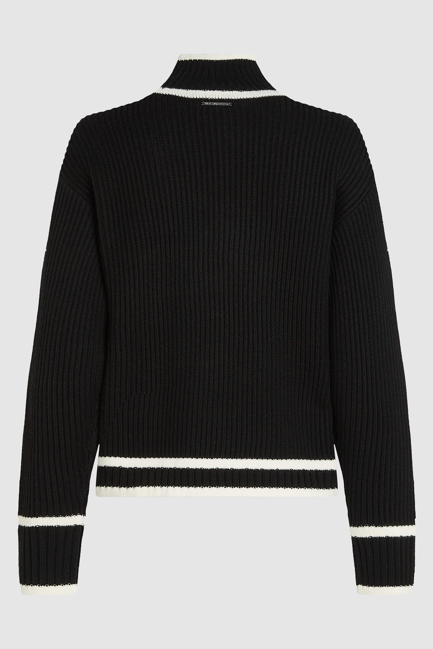 BLACK SOUTACHE AUTOGRAPH KNIT 6