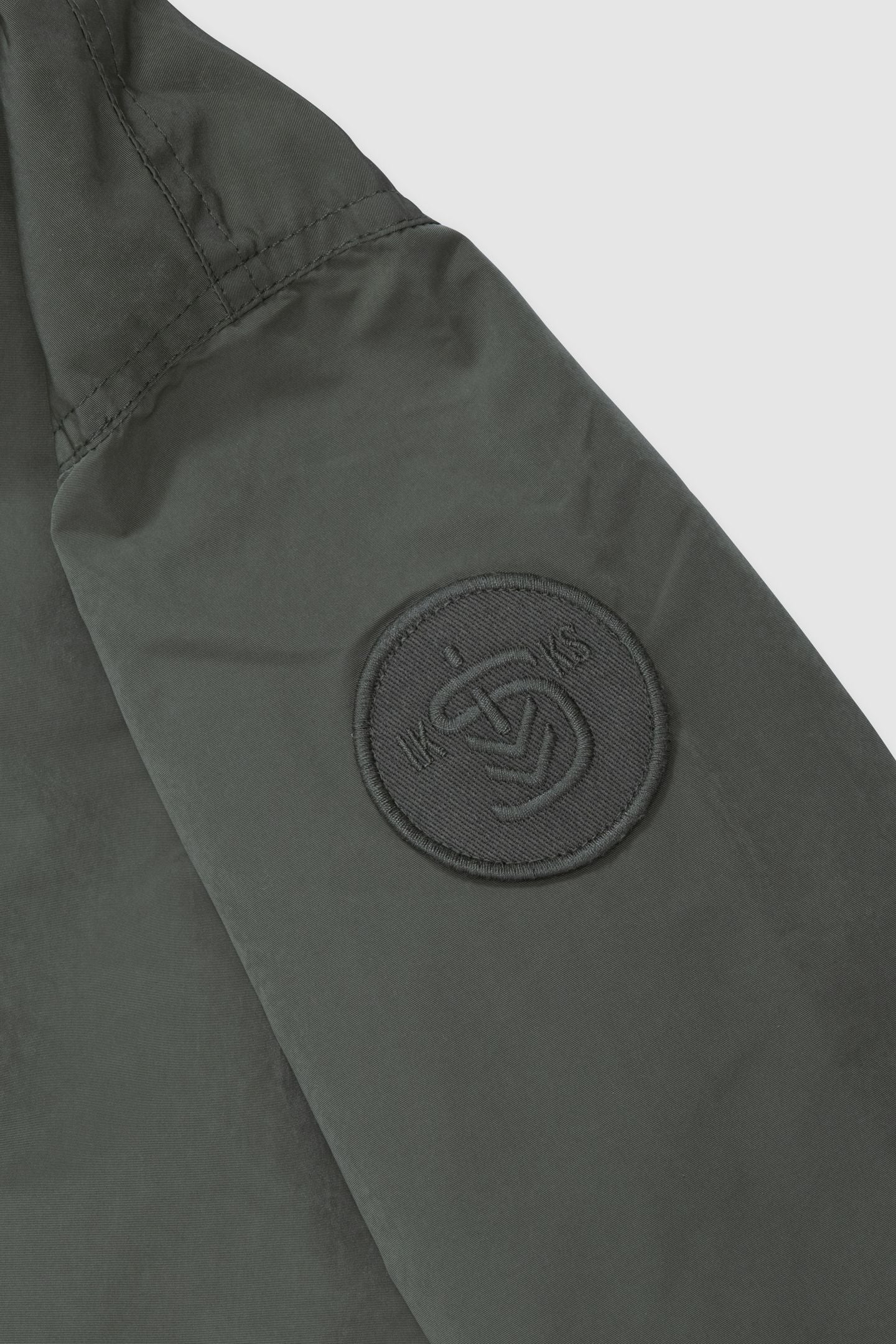 HOODED KHAKI JACKET WITH TERRYCLOTH LINING 6