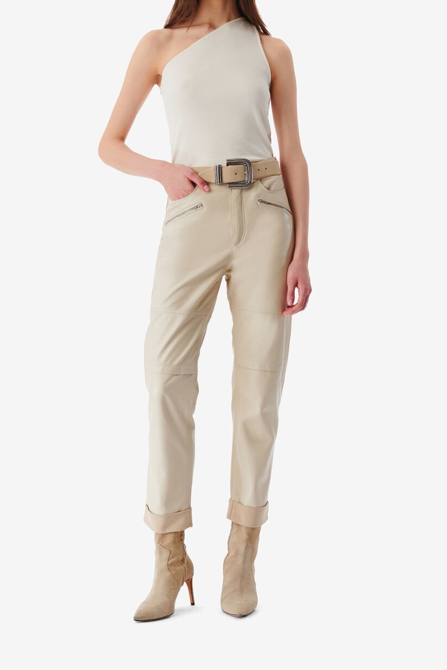 AYSEL TROUSER ECRU 1