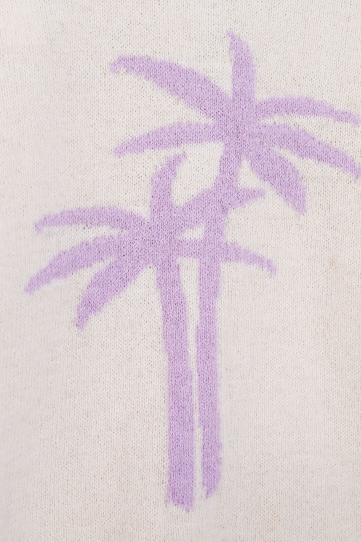 ECRU KNIT CARDIGAN WITH PALM TREES ON BACK OFF-WHITE 8