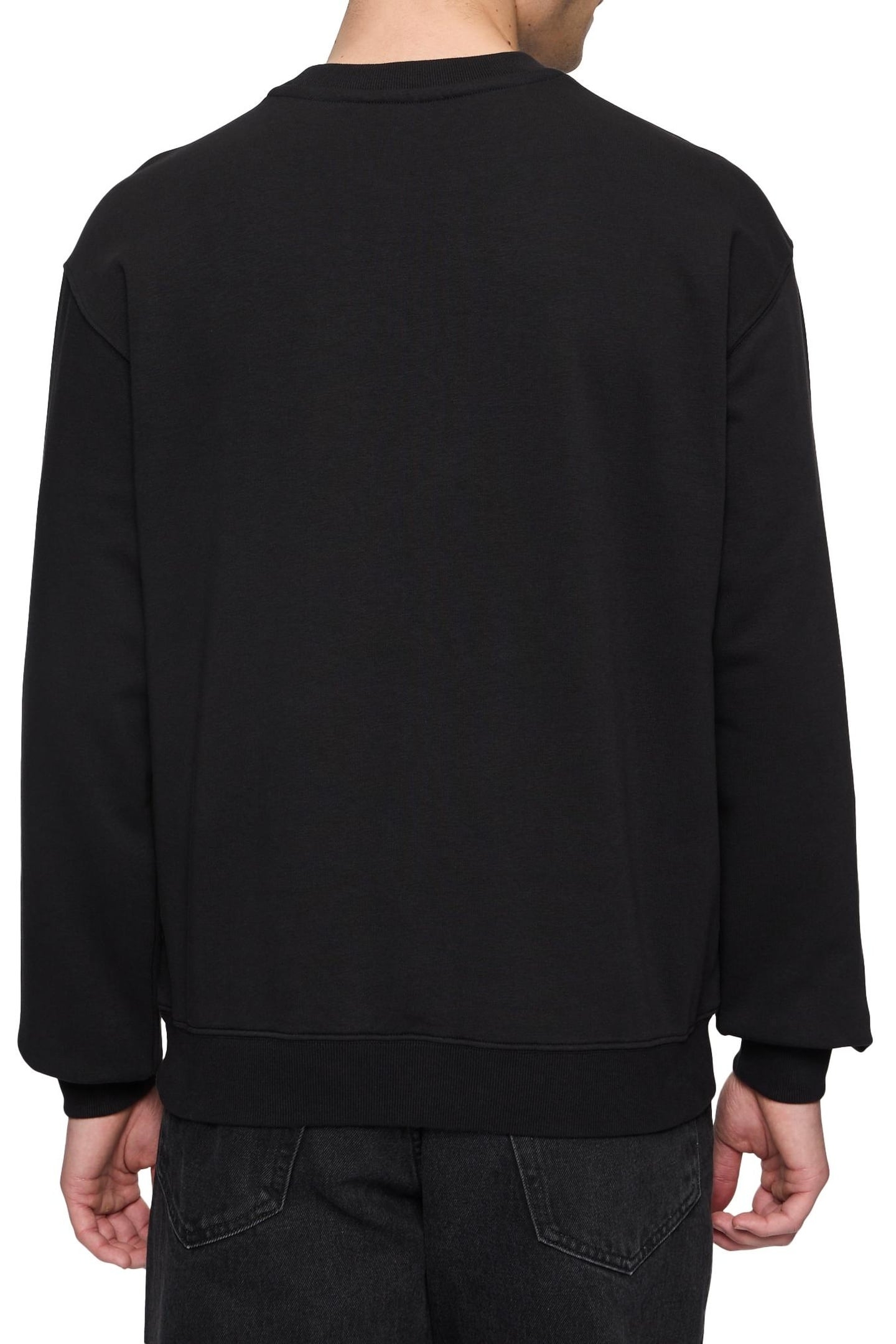 UNISEX BUXHALL LOOSE CREW BLACK 2