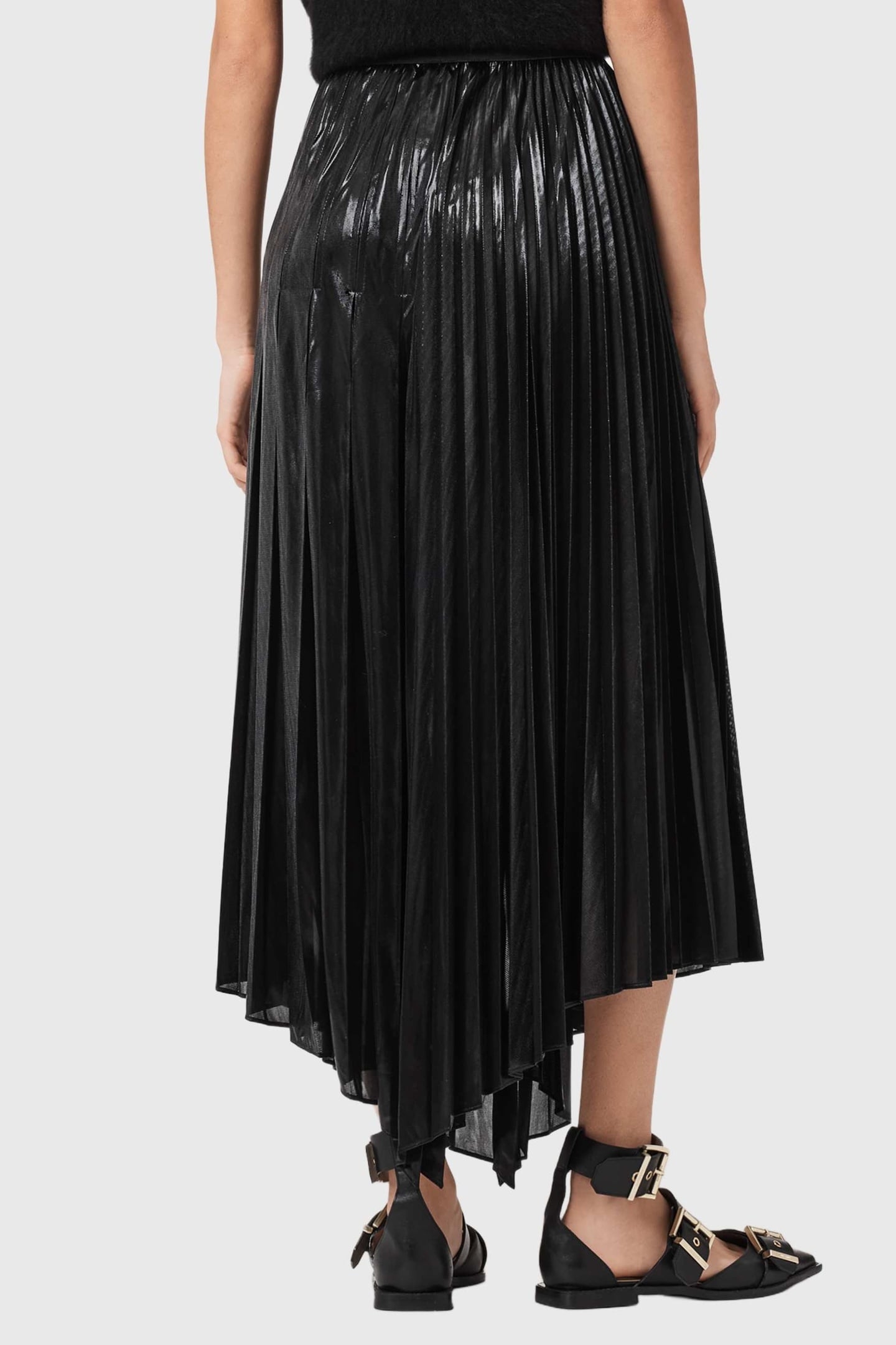 JAX SKIRT METALLIC BLACK 4