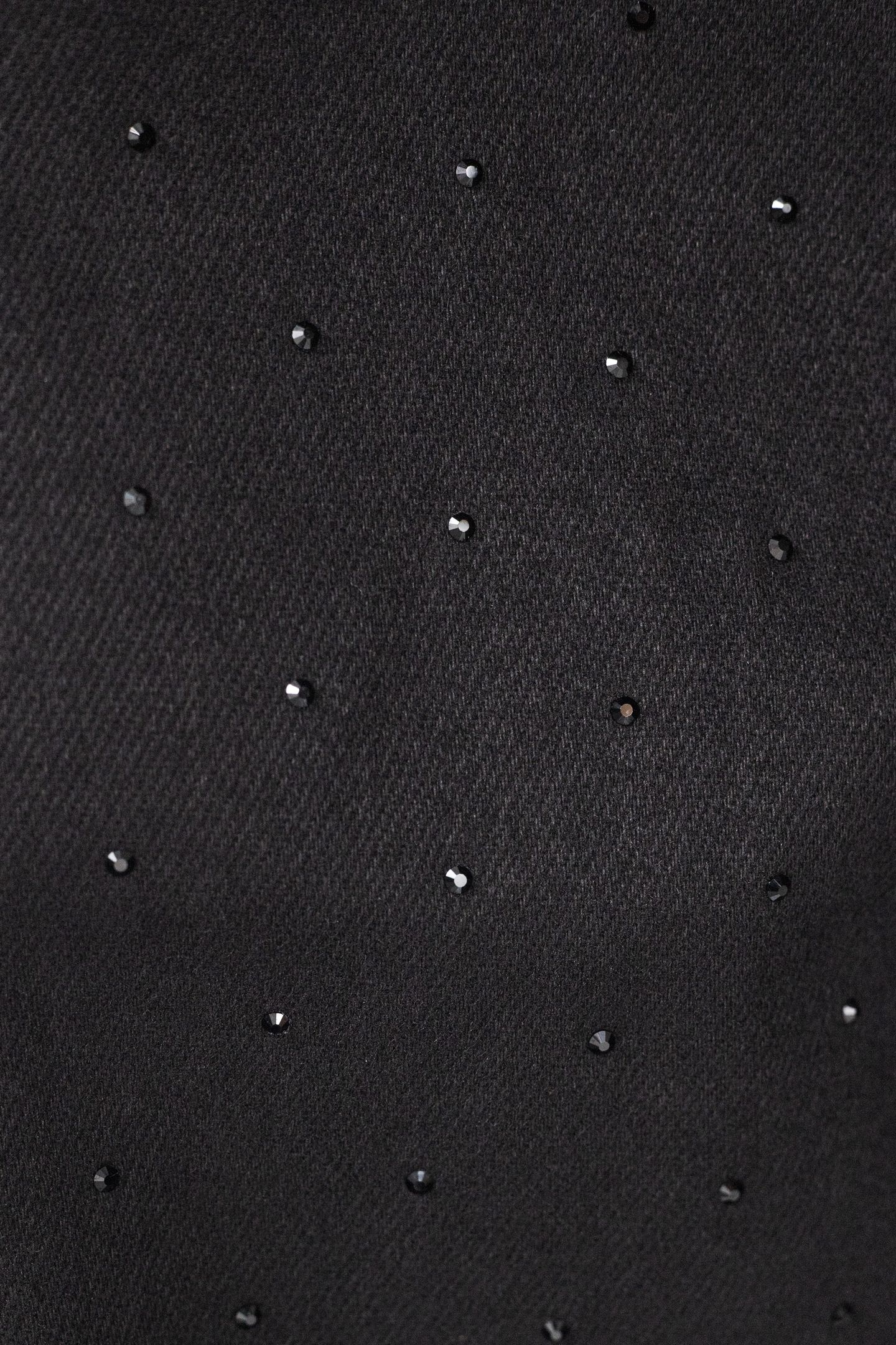 JANIS BLACK RHINESTONE STRAIGHT-LEG JEANS 7