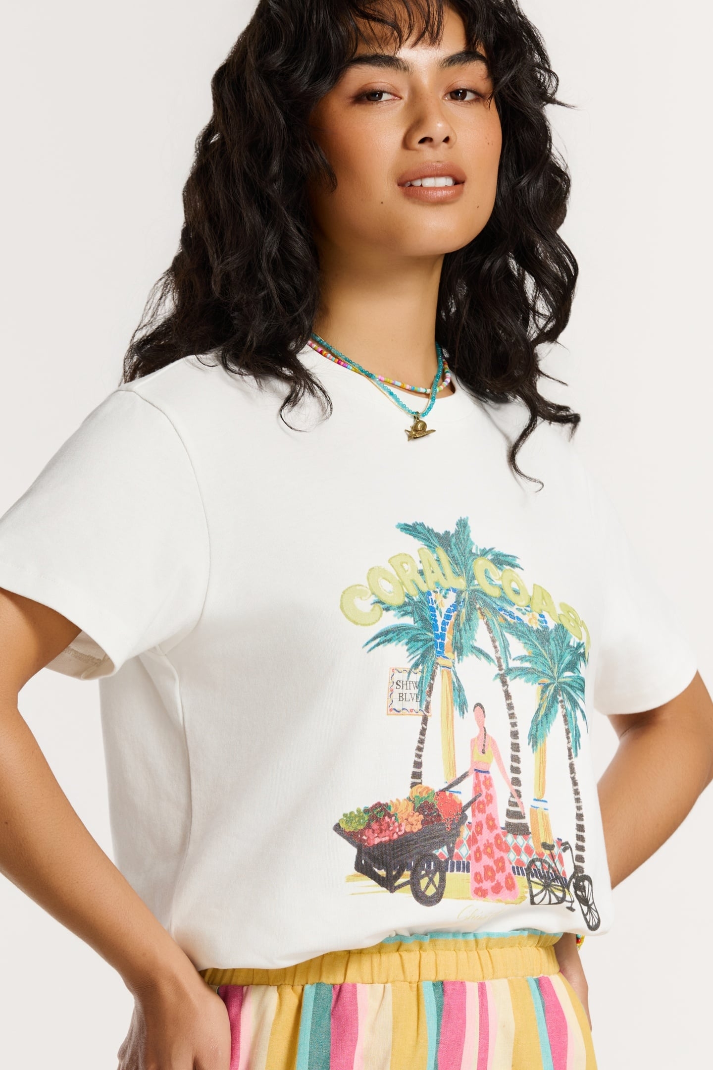 NOA CORAL COAST T-SHIRT WHITE 8