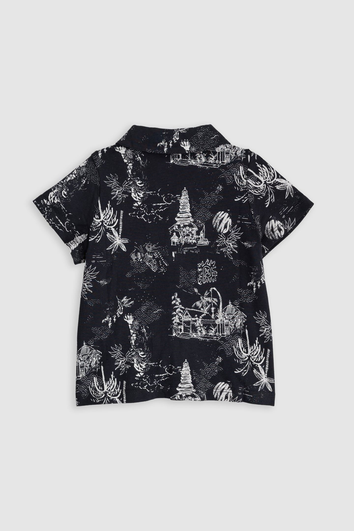 GREY JUNGLE PRINT SHIRT 2