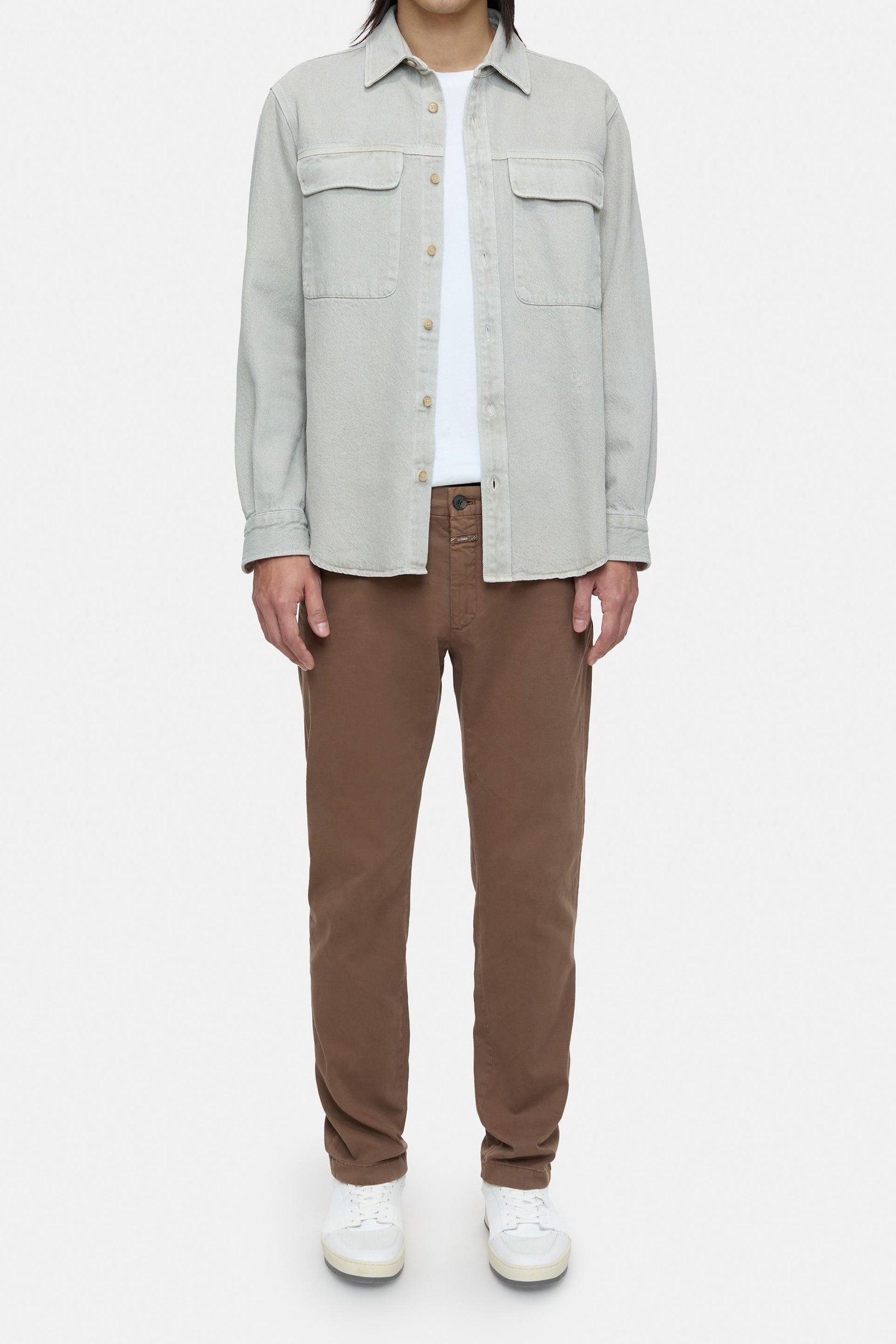 CLIFTON SLIM PANTS TEAK WOOD 1