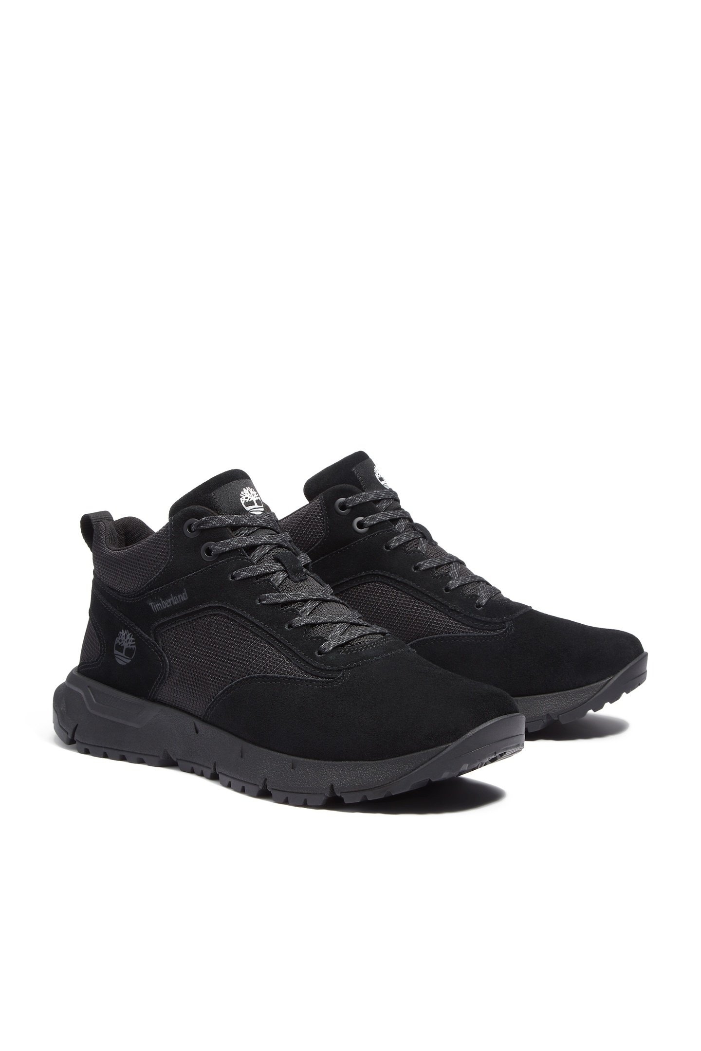 VOYAGER PARK MID LACE UP SNEAKER BLACK SUEDE 5
