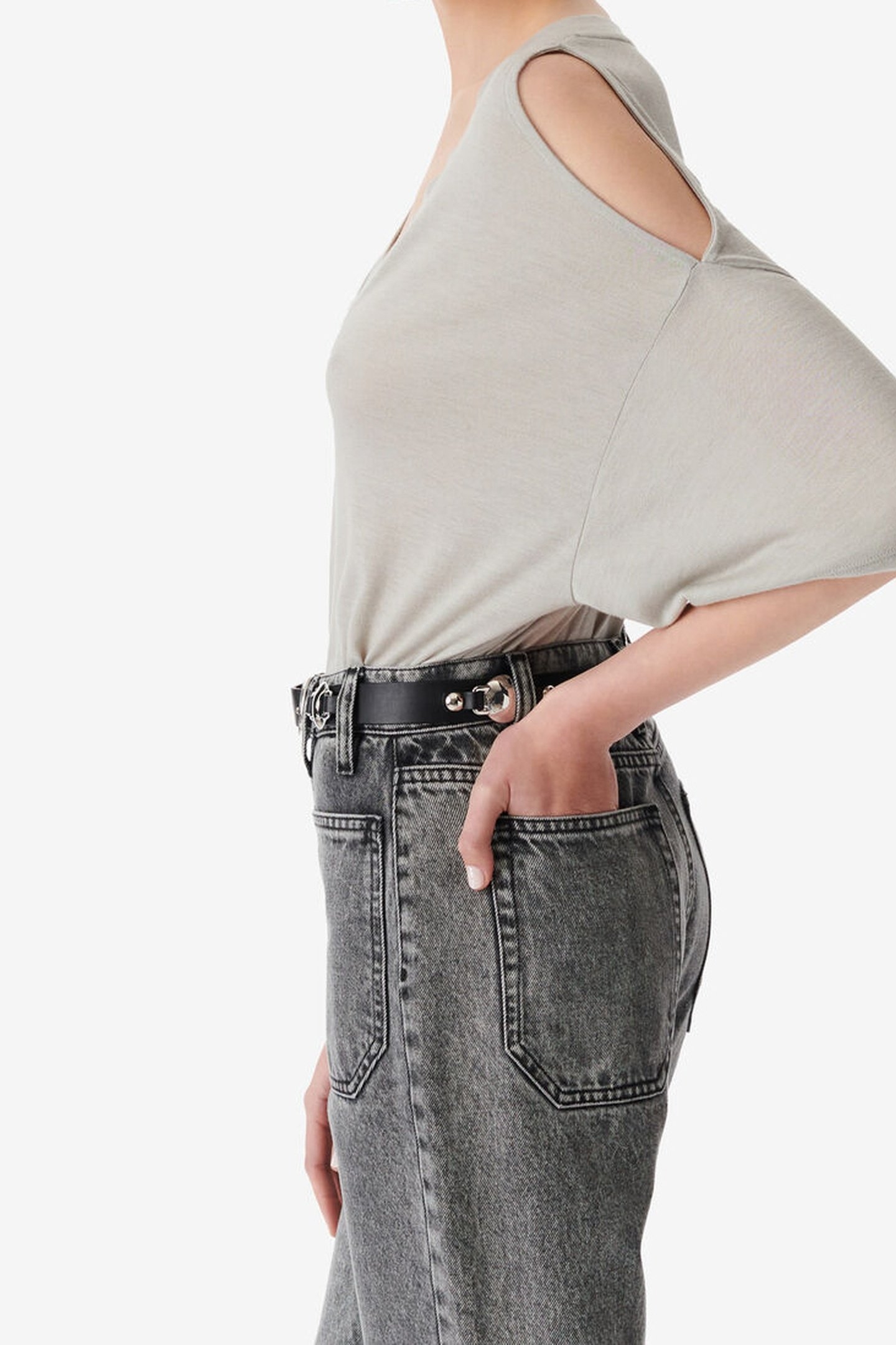 FEHNNO T-SHIRT STONE GREY 5