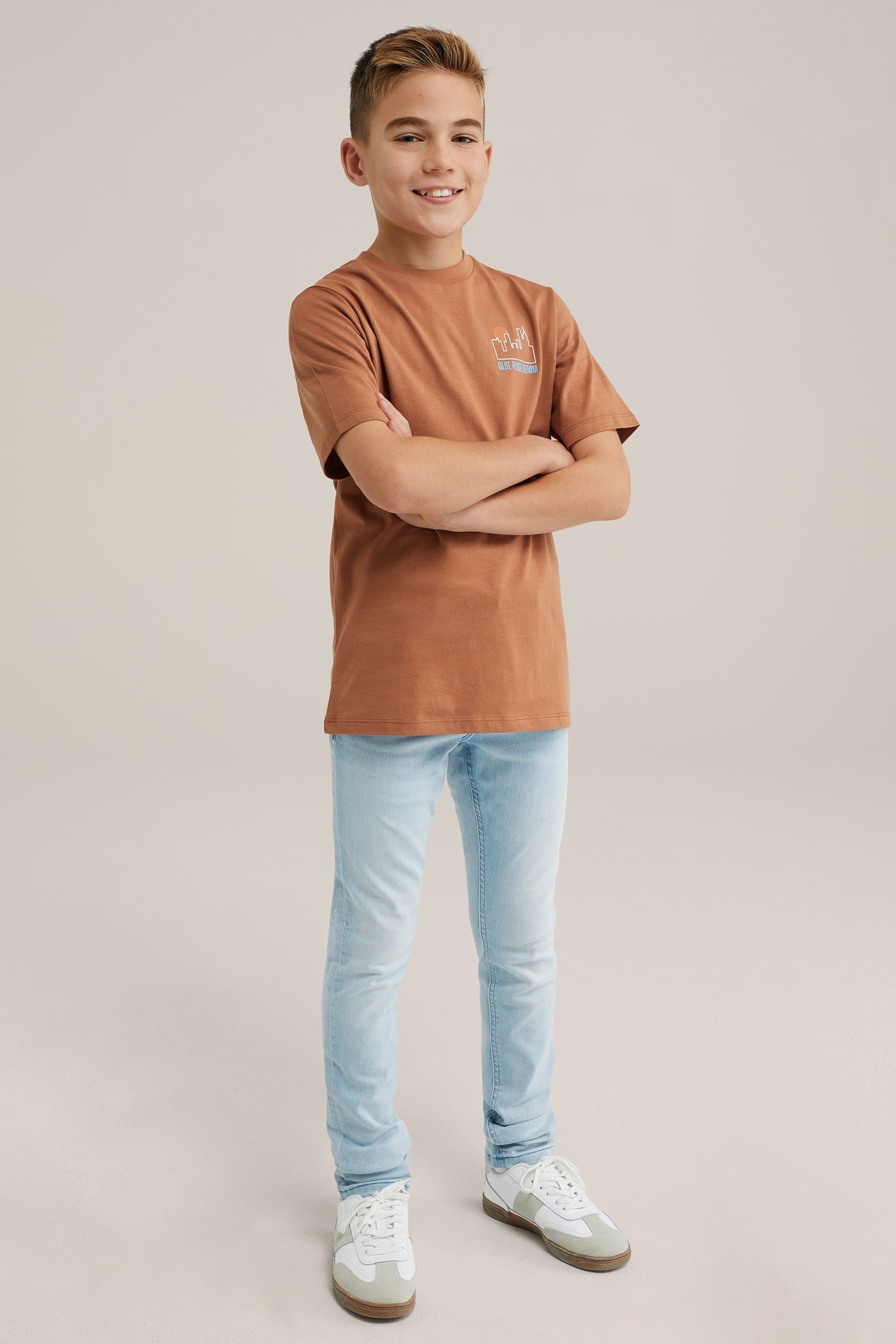 5-POCKET MID WAIST LIGHT BLUE 1