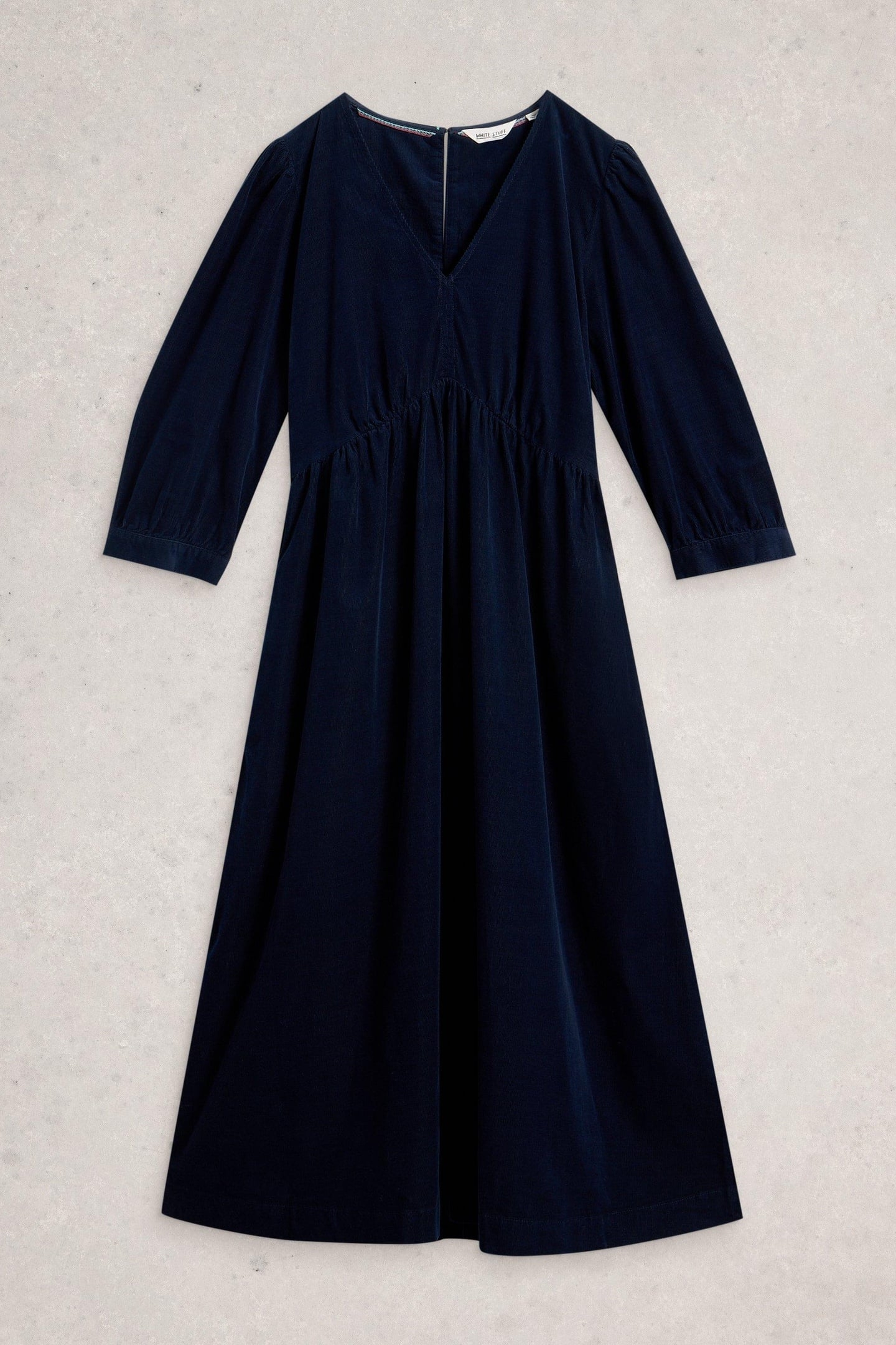 LUCY CORD DRESS DARK NAVY 3