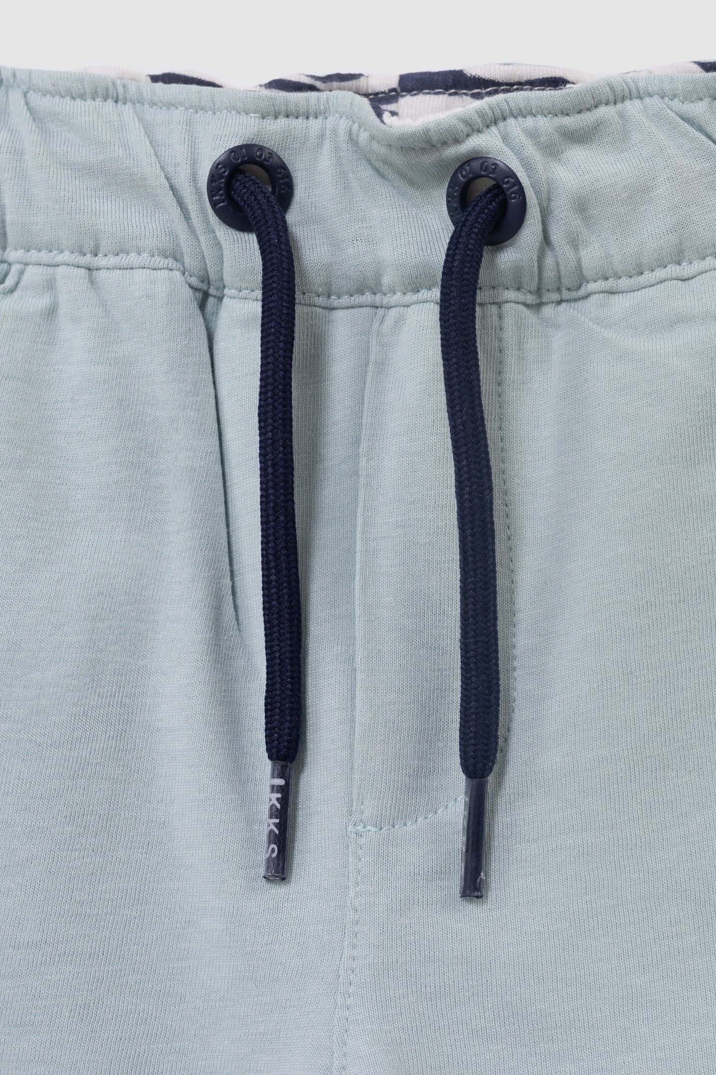 REVERSIBLE NAVY AND AQUA GREEN BERMUDA SHORTS 4