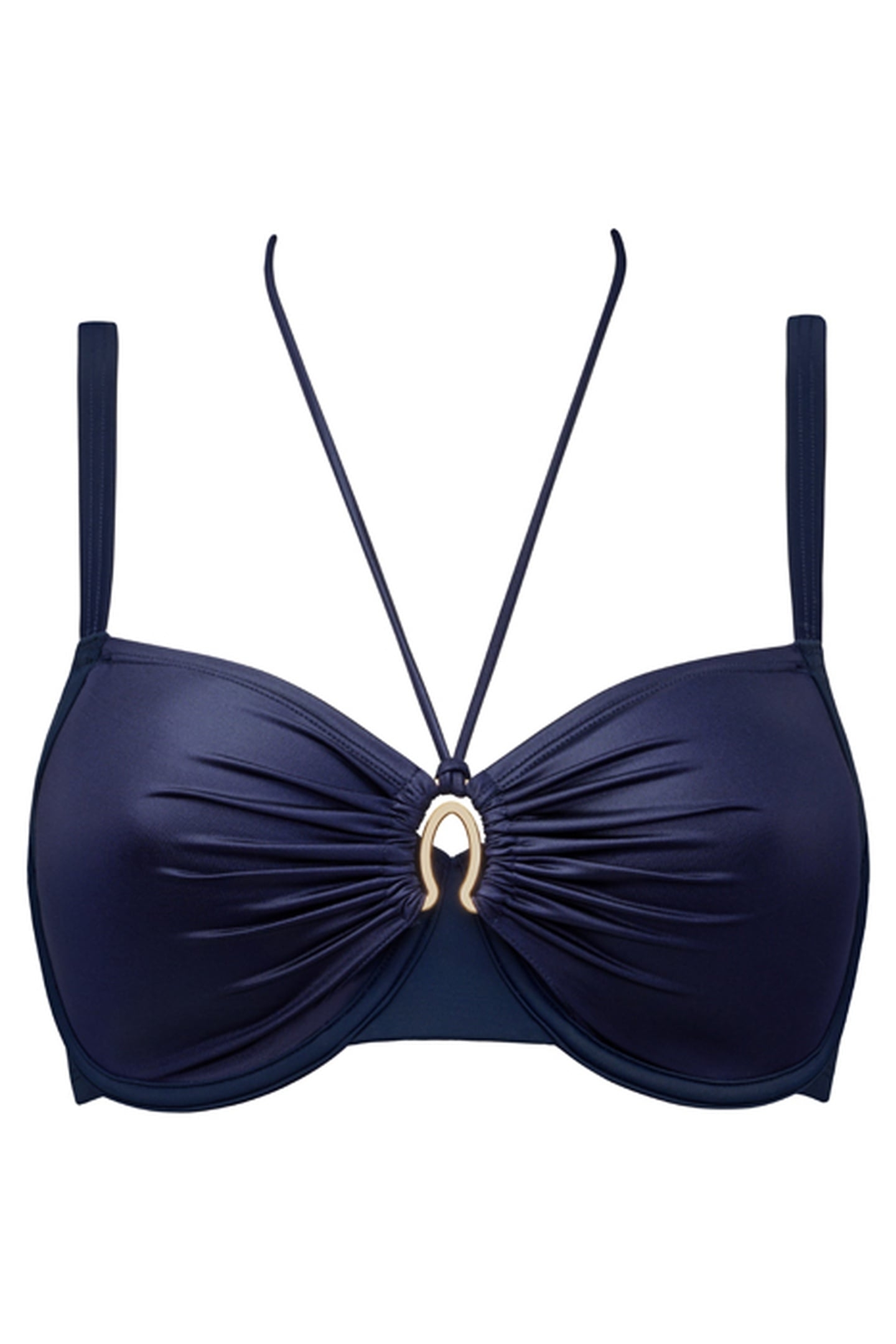 JET SET MAJESTIC BLUE PLUNGE BALCONY BIKINI TOP 3