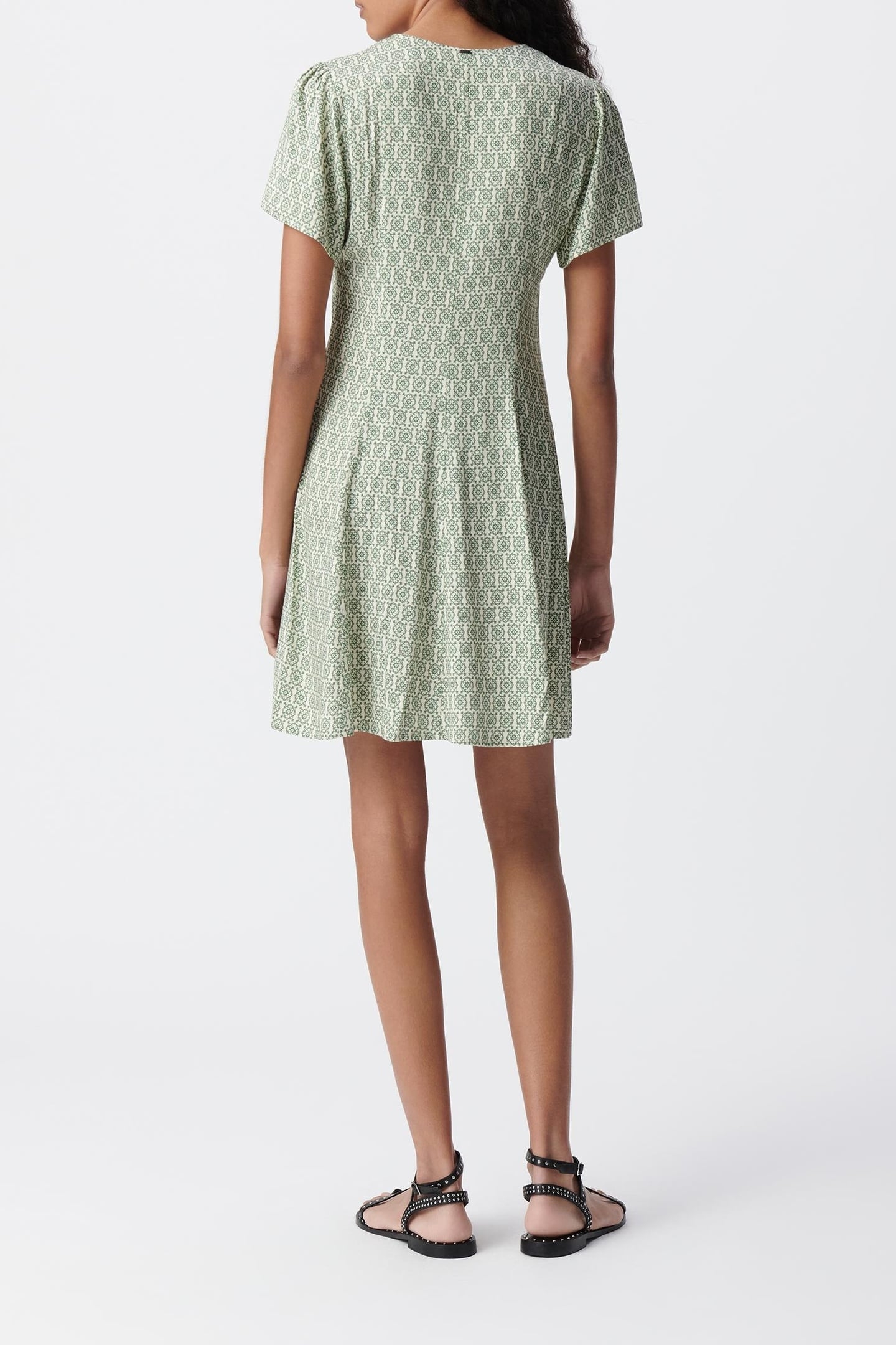 GREEN LENZING™ ECOVERO™ ETHNIC DRESS 3