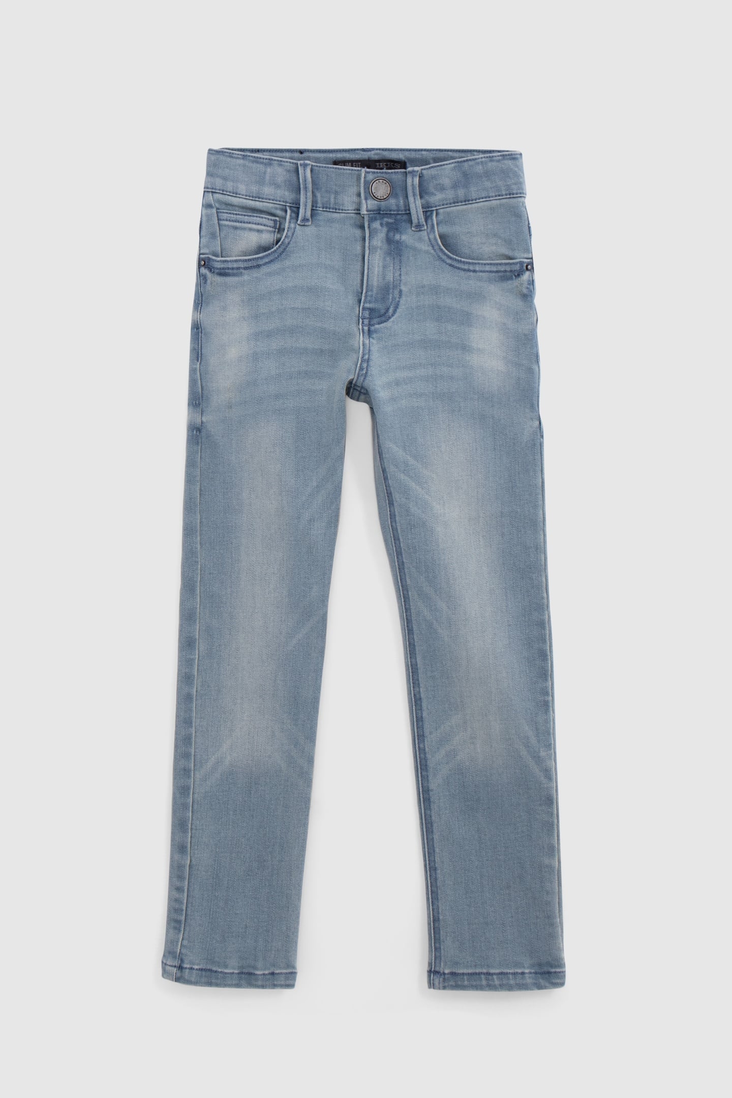 BOY'S BLUE SLIM JEANS WITH WEAR 1