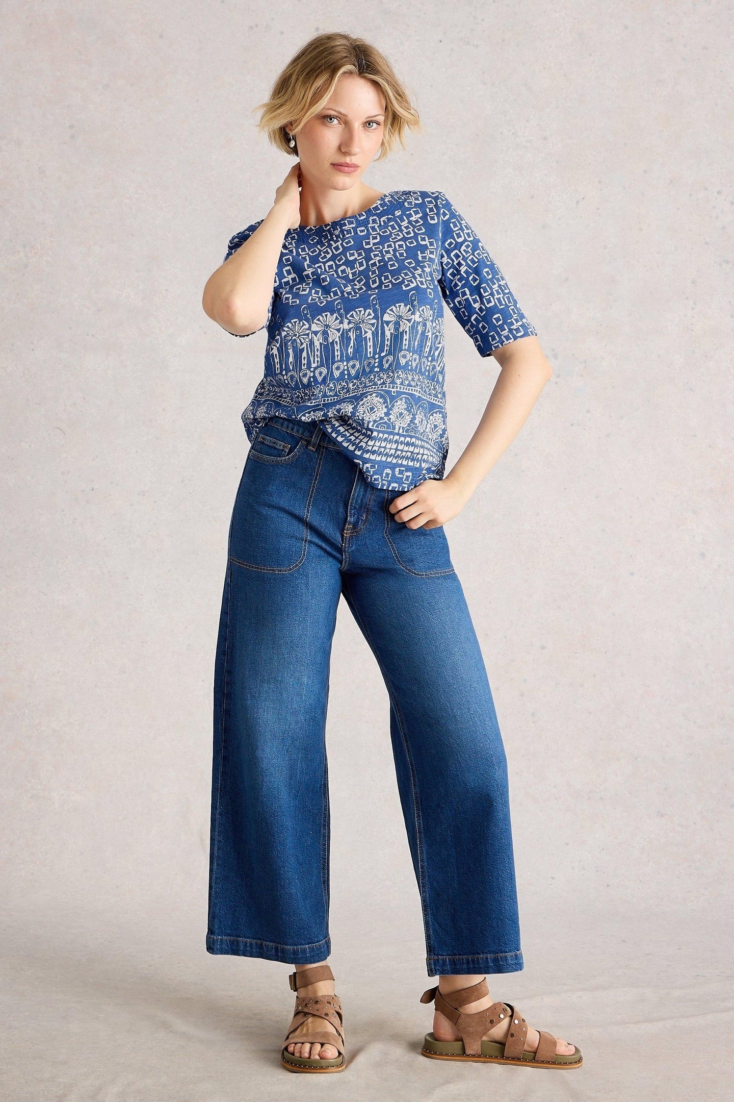 WEAVER TEE BLUE PRINT 1