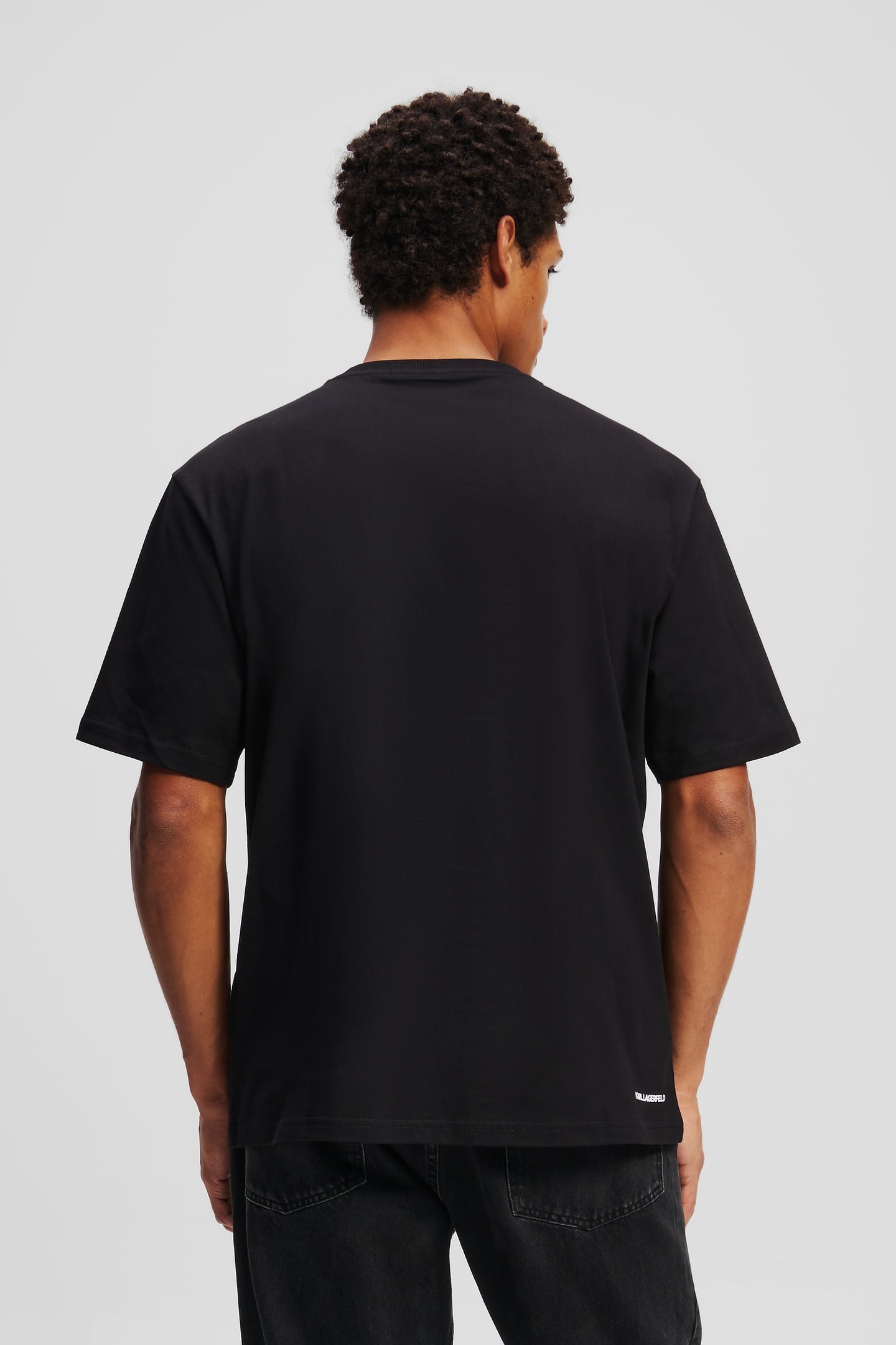 BLACK IKON OUTLINE POCKET T-SHIRT 4